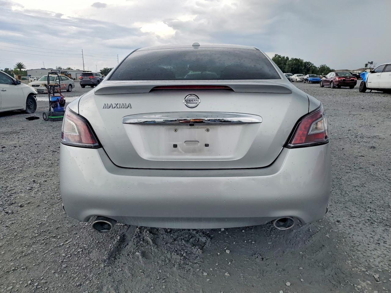 2014 Nissan Maxima 3.5 Sv Silver vin: 1N4AA5AP3EC450666