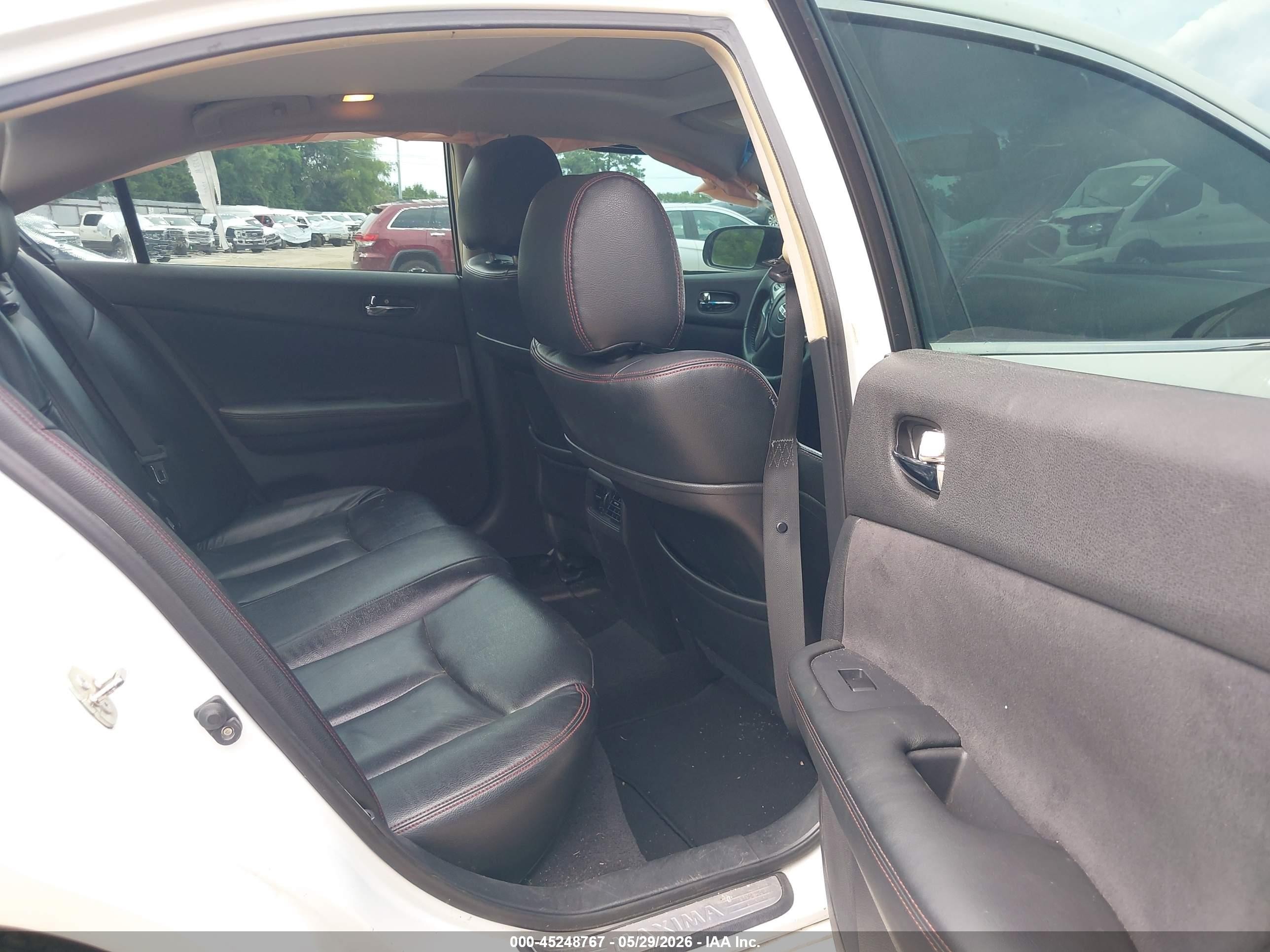 2014 Nissan Maxima 3.5 S Белый vin: 1N4AA5AP3EC454409