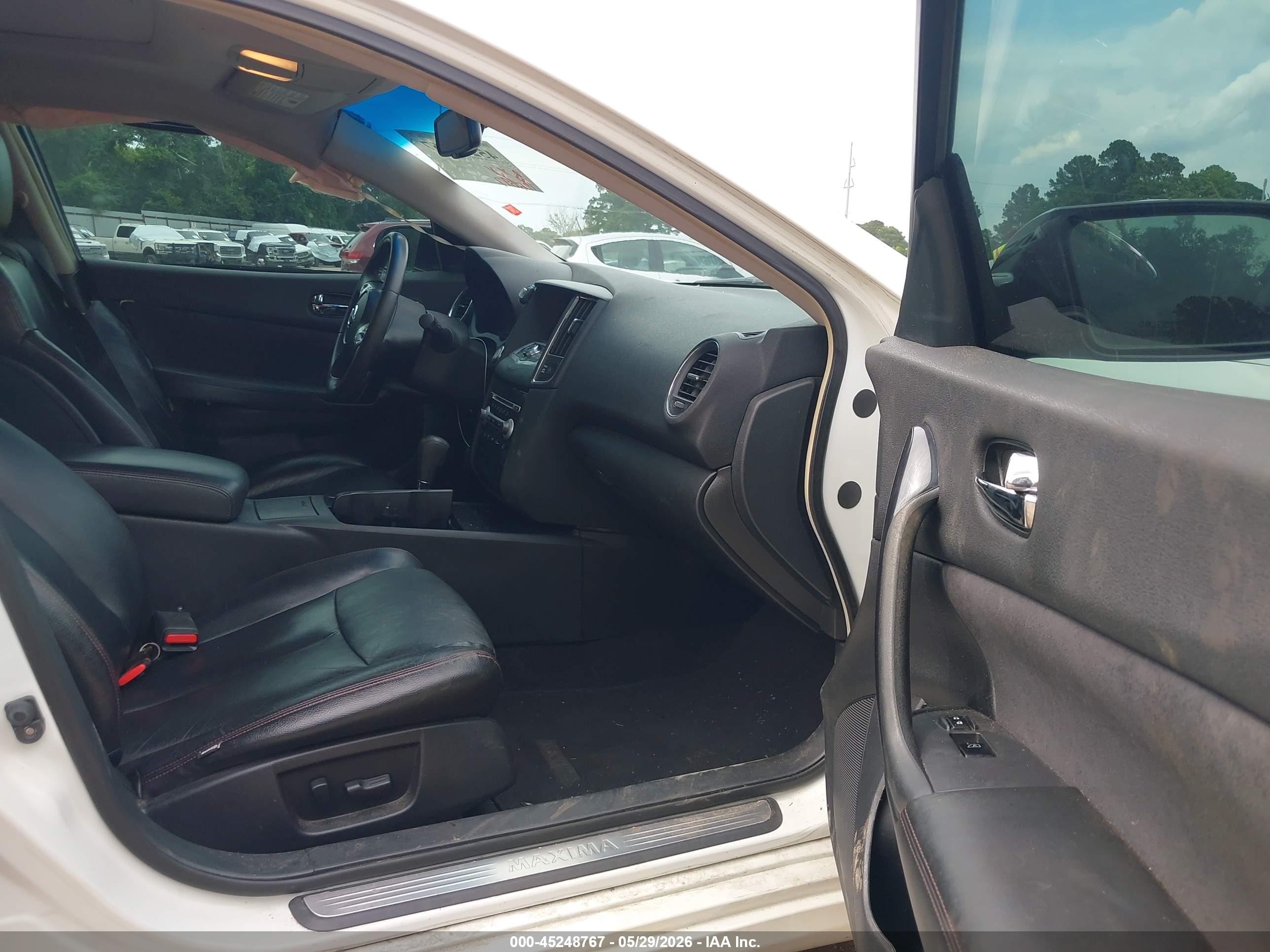 2014 Nissan Maxima 3.5 S Белый vin: 1N4AA5AP3EC454409
