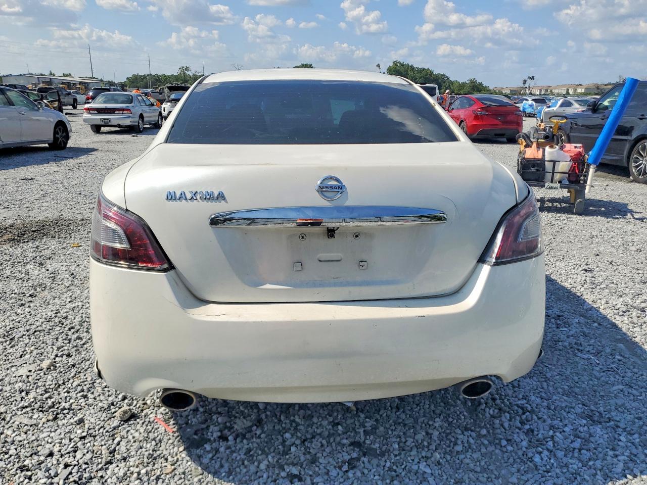 2014 Nissan Maxima 3.5 S Белый vin: 1N4AA5AP3EC463191