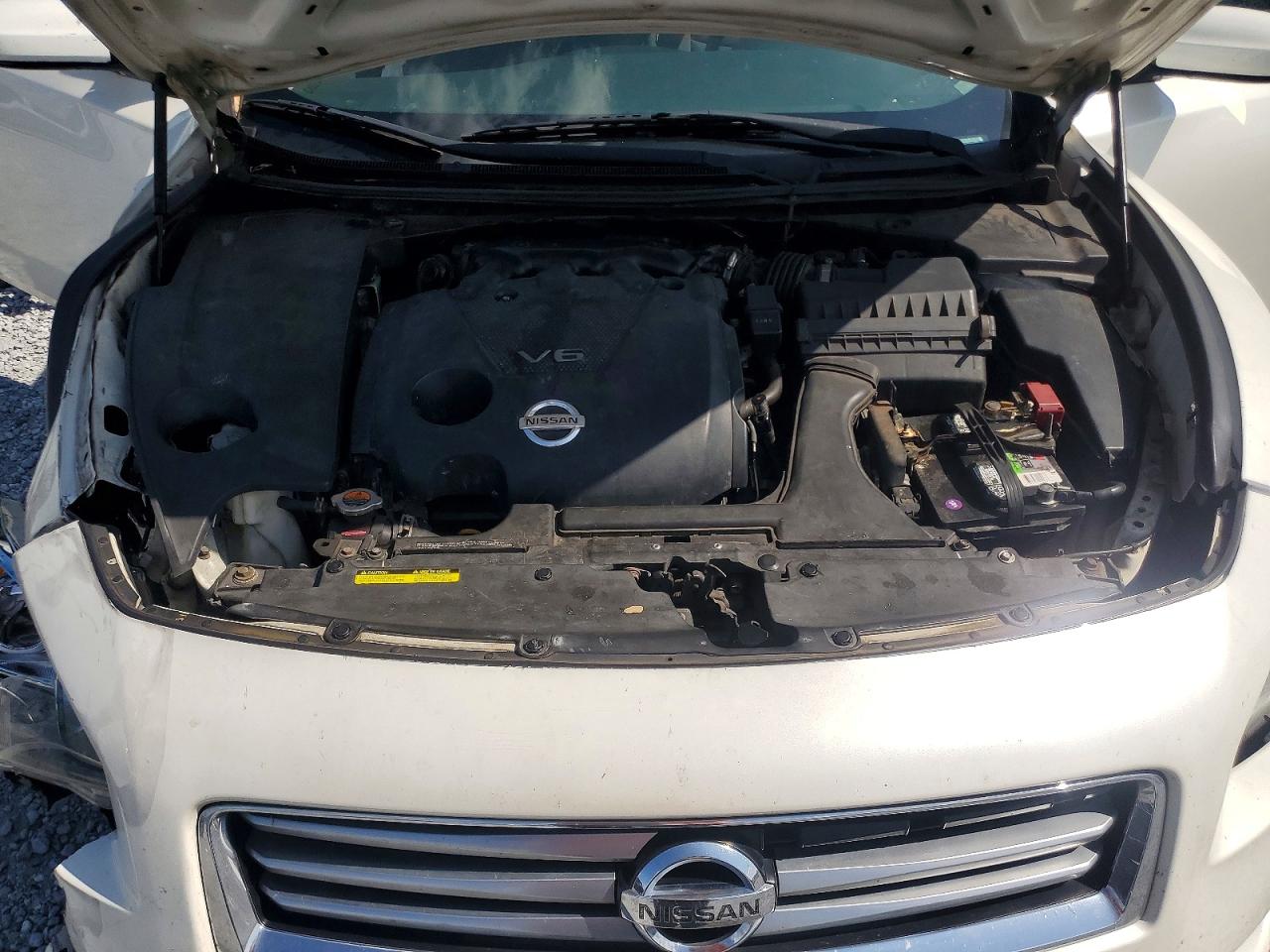 2014 Nissan Maxima 3.5 S Белый vin: 1N4AA5AP3EC463191