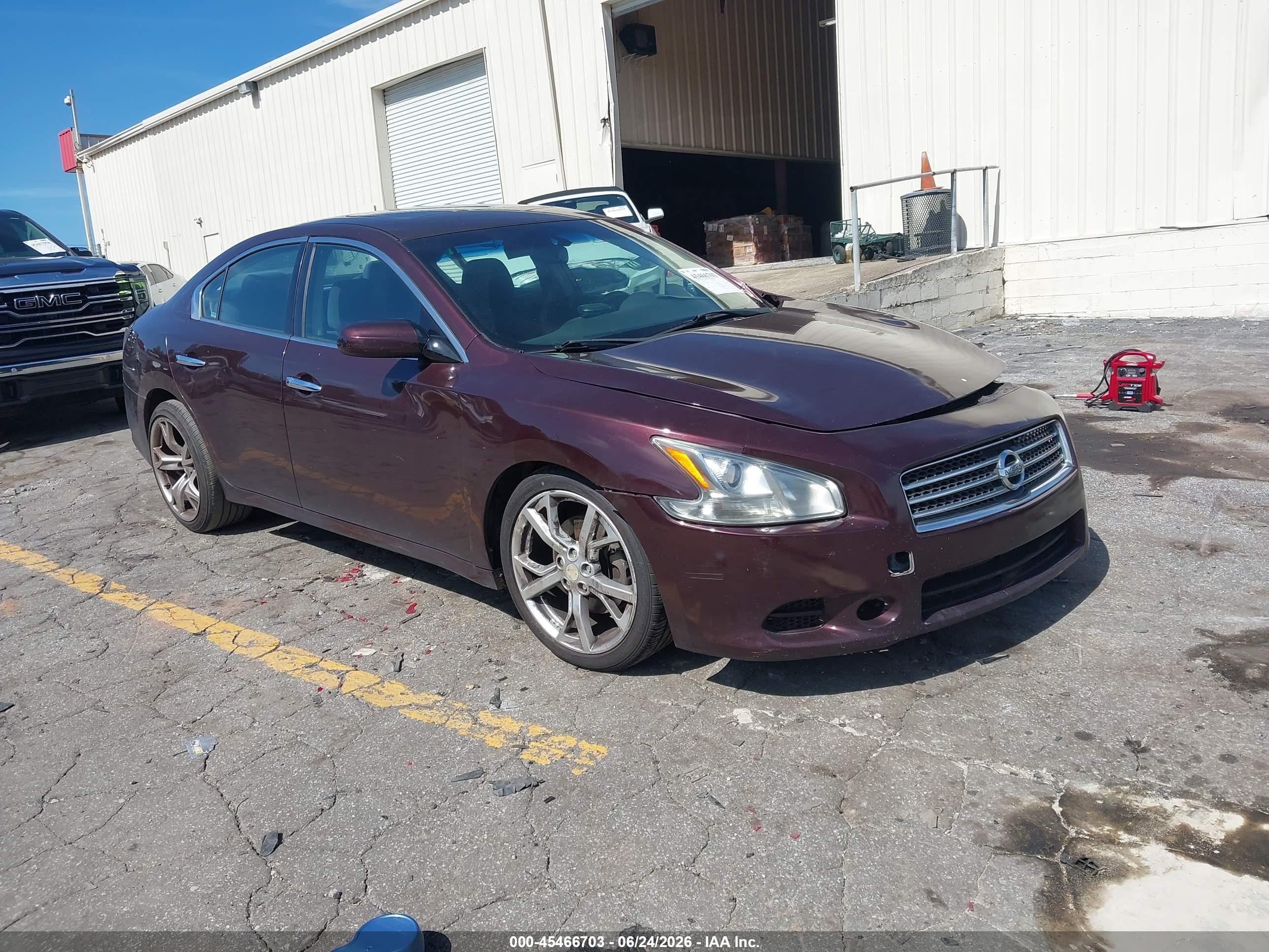 2014 Nissan Maxima 3.5 S/3.5 Sv Burgundy vin: 1N4AA5AP3EC465698