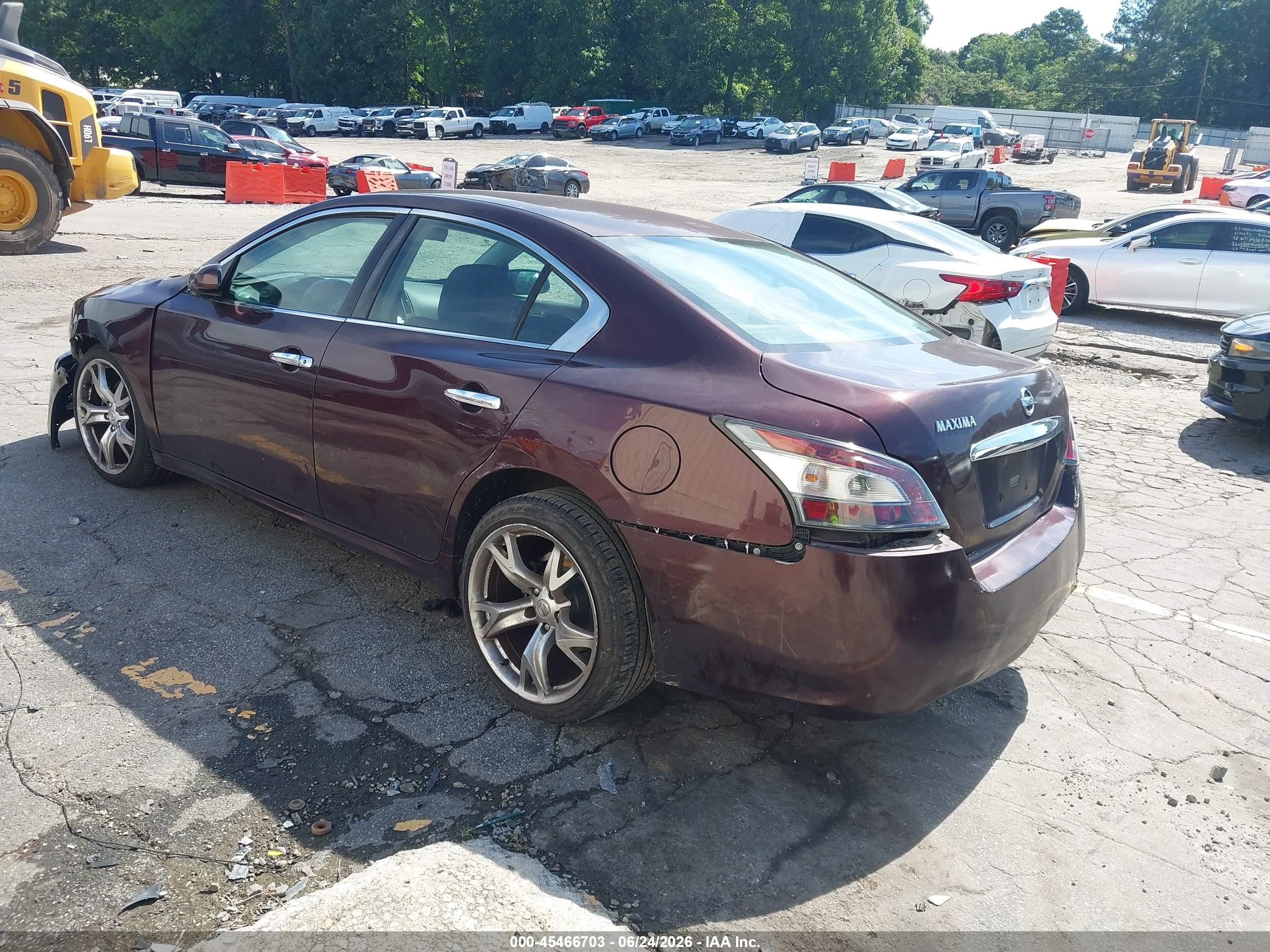2014 Nissan Maxima 3.5 S/3.5 Sv Burgundy vin: 1N4AA5AP3EC465698