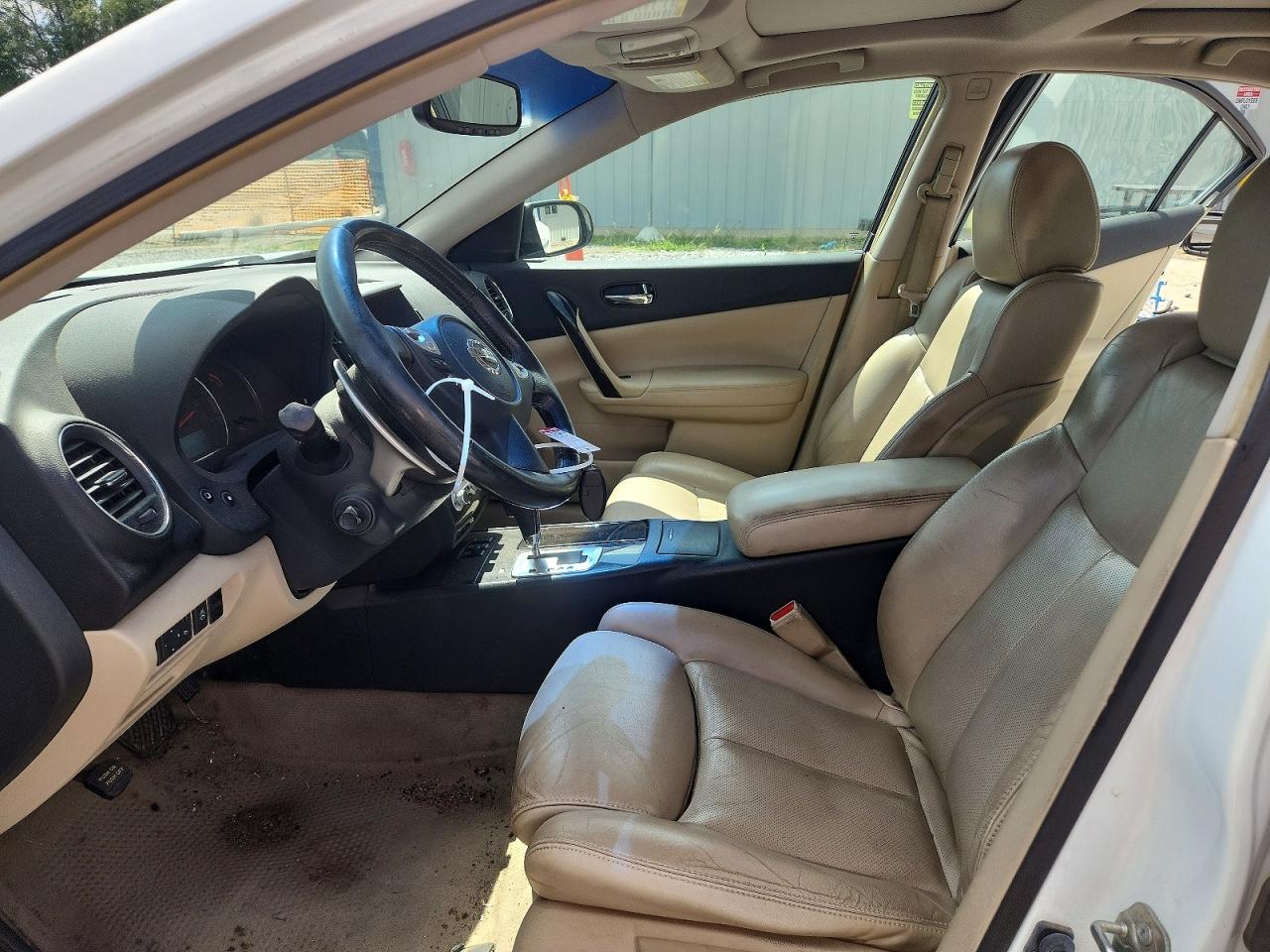 2014 Nissan Maxima 3.5 Sv White vin: 1N4AA5AP3EC473770