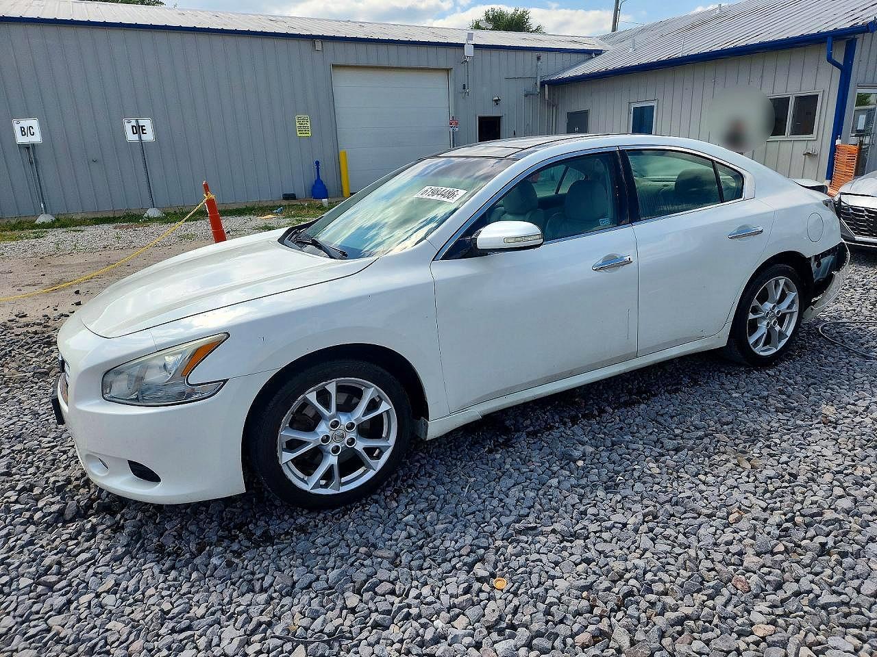 2014 Nissan Maxima 3.5 Sv Белый vin: 1N4AA5AP3EC473770