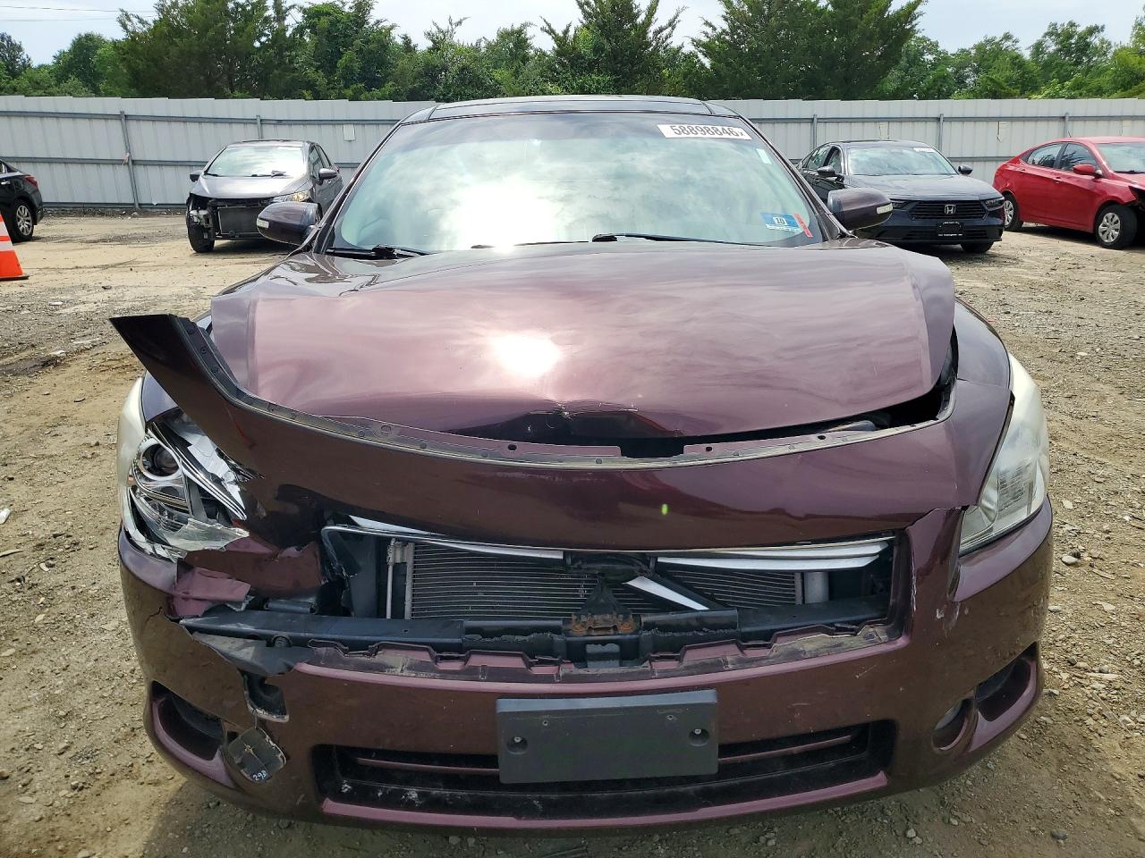2014 Nissan Maxima 3.5 S/sv Burgundy vin: 1N4AA5AP3EC478421