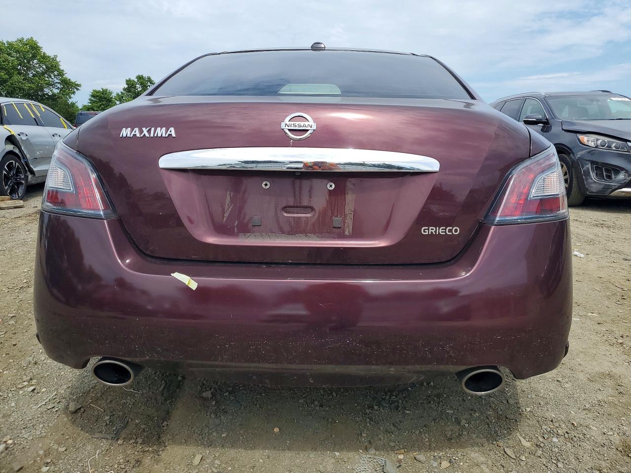 2014 Nissan Maxima 3.5 S/sv Burgundy vin: 1N4AA5AP3EC478421
