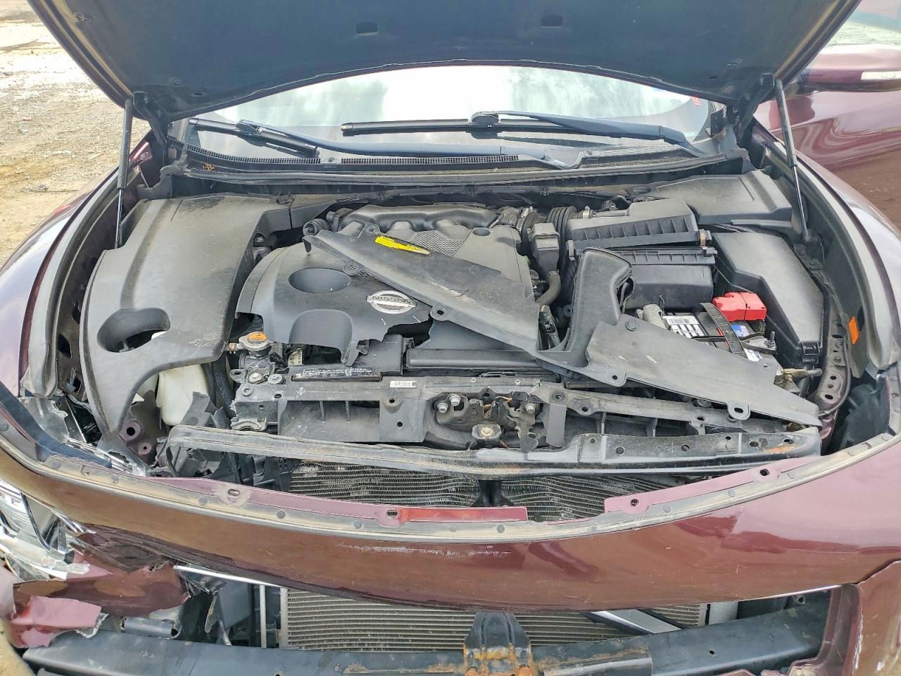 2014 Nissan Maxima 3.5 S/sv Burgundy vin: 1N4AA5AP3EC478421