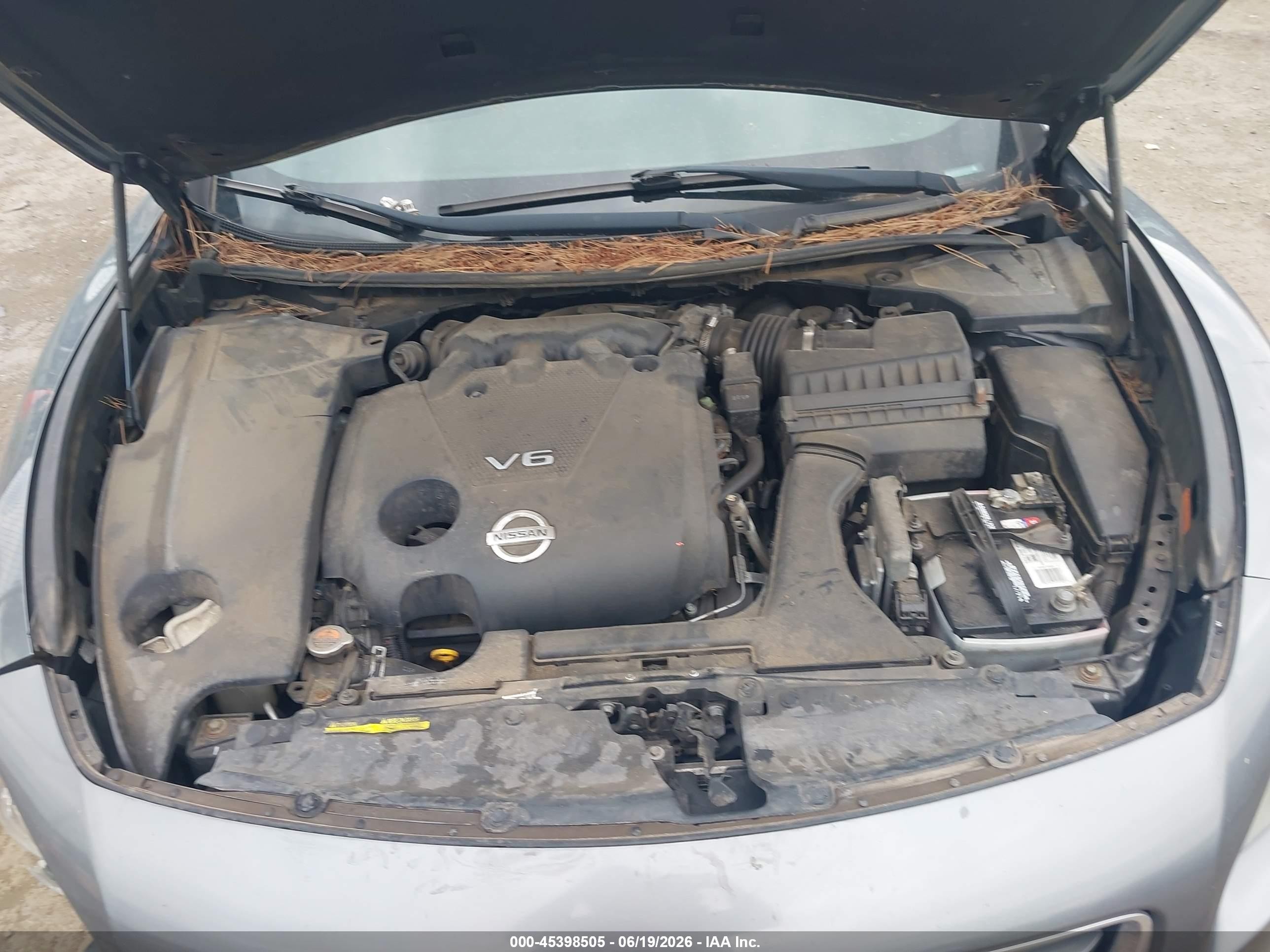 2014 Nissan Maxima 3.5 Sv Gray vin: 1N4AA5AP3EC488172