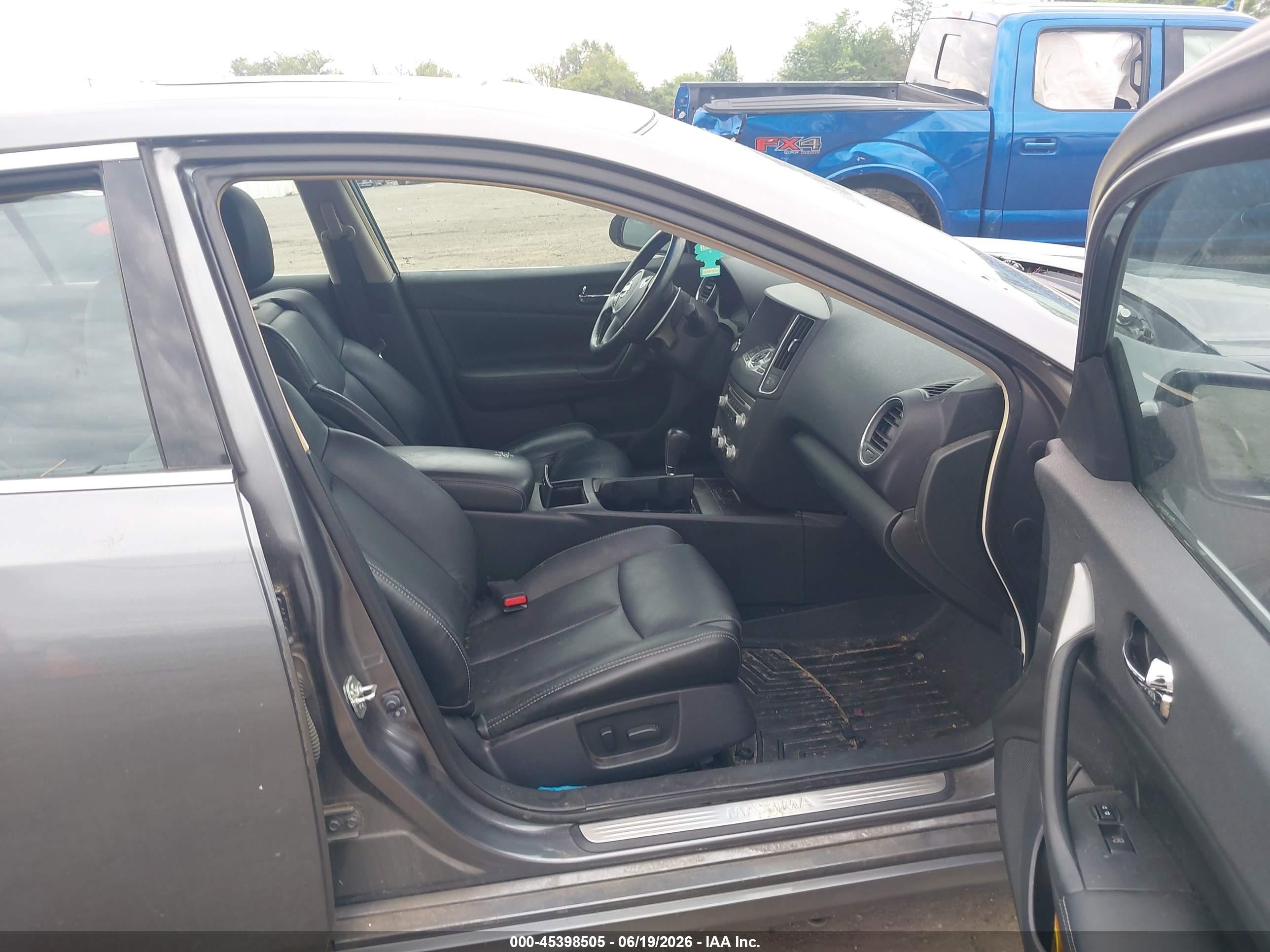 2014 Nissan Maxima 3.5 Sv Gray vin: 1N4AA5AP3EC488172