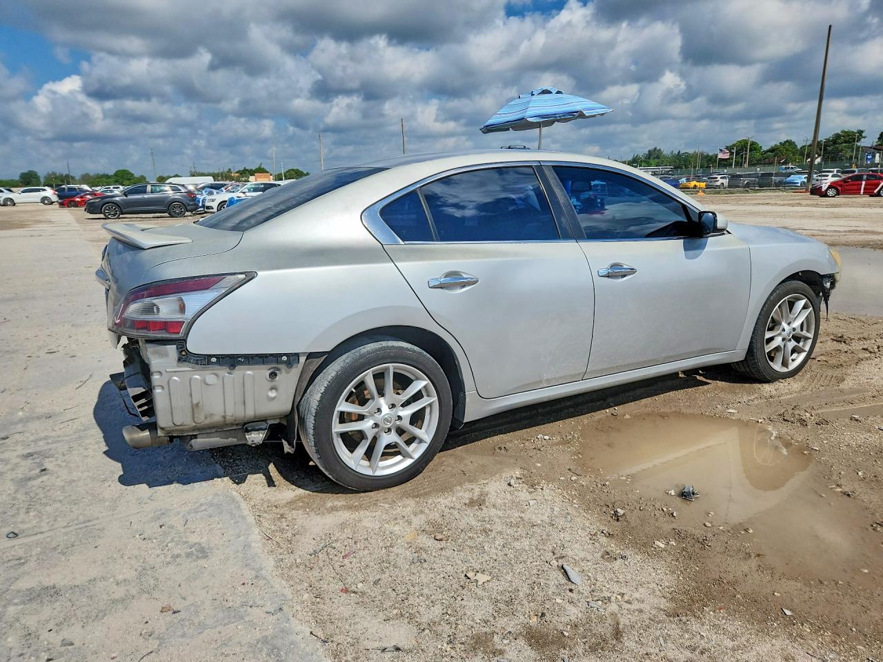 2014 Nissan Maxima 3.5 S Серебряный vin: 1N4AA5AP3EC489046