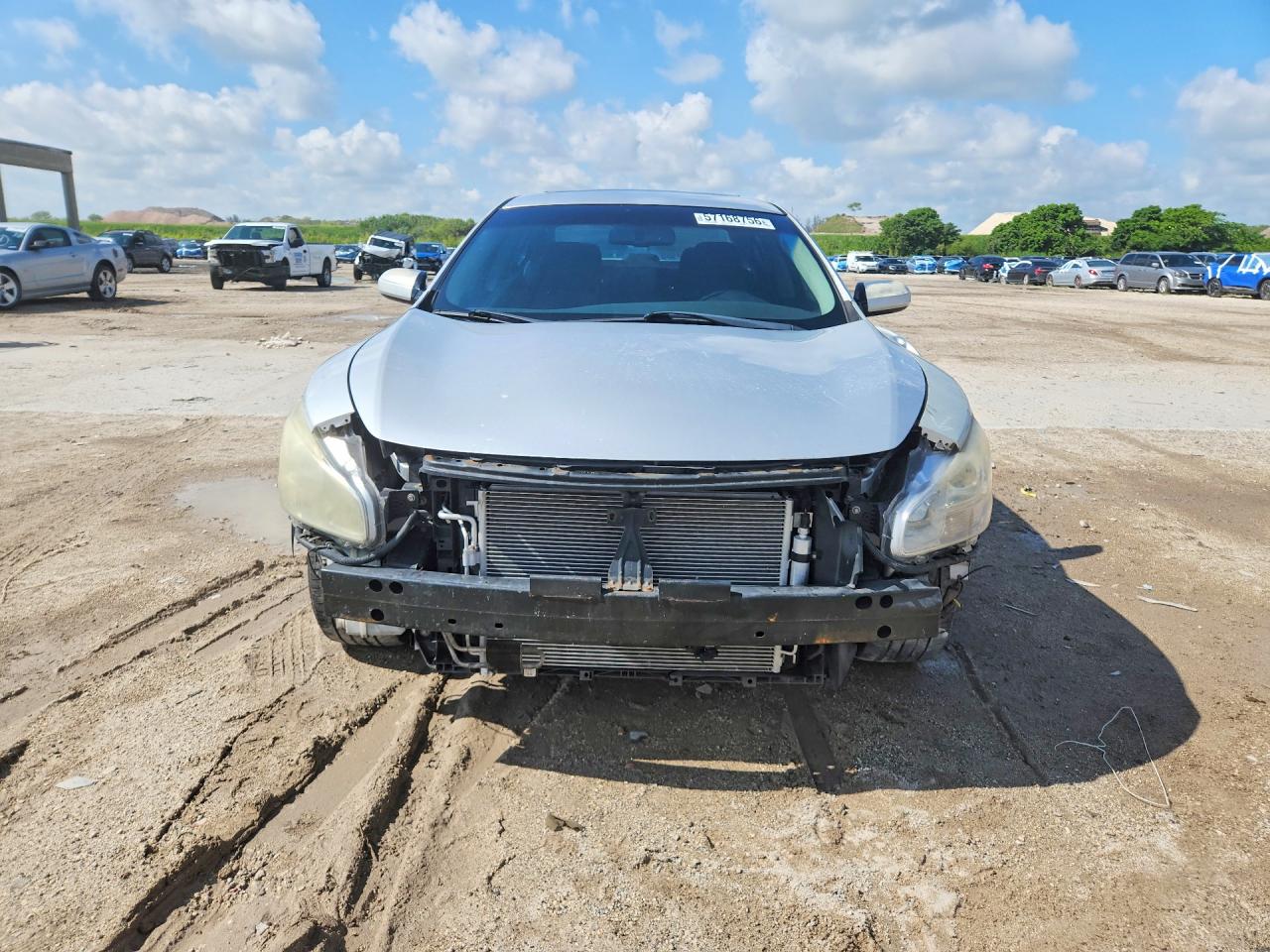 2014 Nissan Maxima 3.5 S Серебряный vin: 1N4AA5AP3EC489046