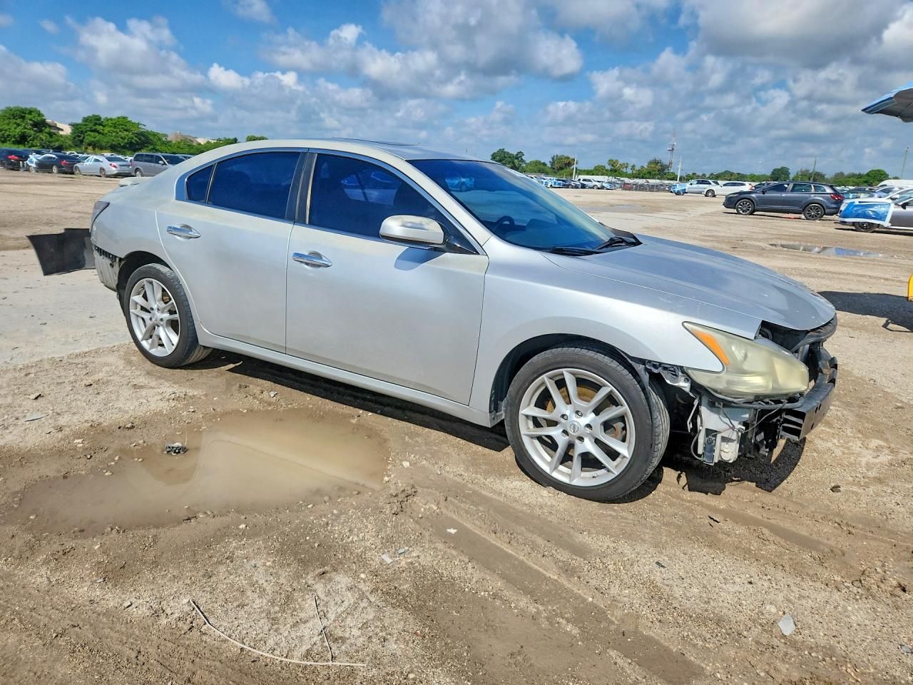 2014 Nissan Maxima 3.5 S Серебряный vin: 1N4AA5AP3EC489046