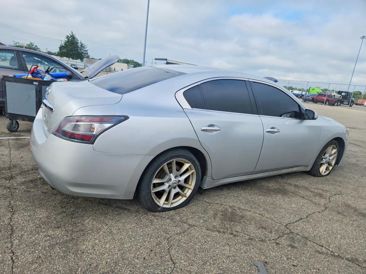 2014 Nissan Maxima 3.5 S Silver vin: 1N4AA5AP3EC494537