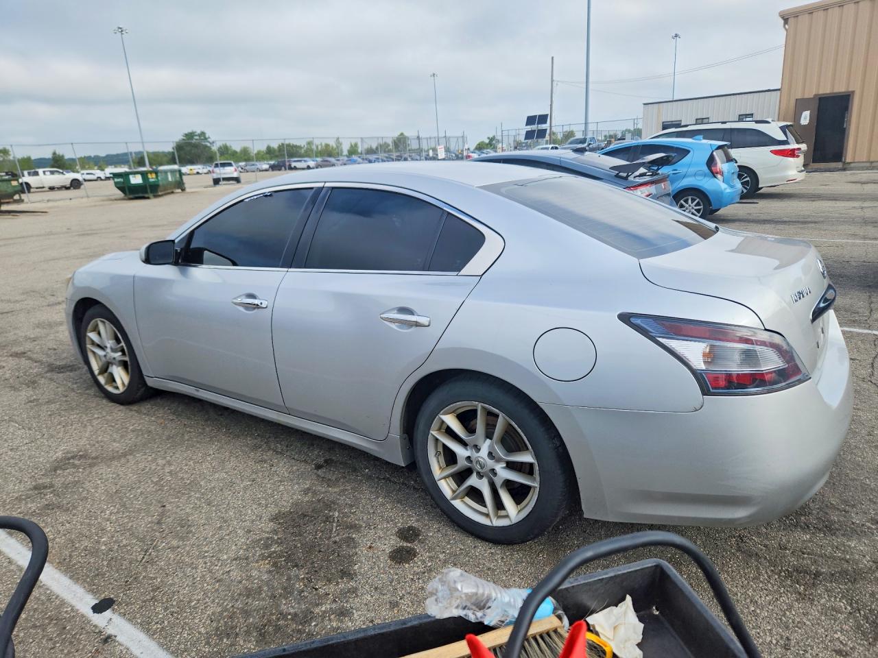 2014 Nissan Maxima 3.5 S Silver vin: 1N4AA5AP3EC494537