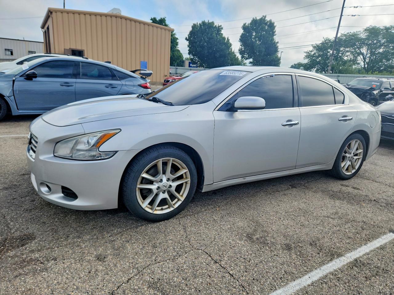 2014 Nissan Maxima 3.5 S Silver vin: 1N4AA5AP3EC494537