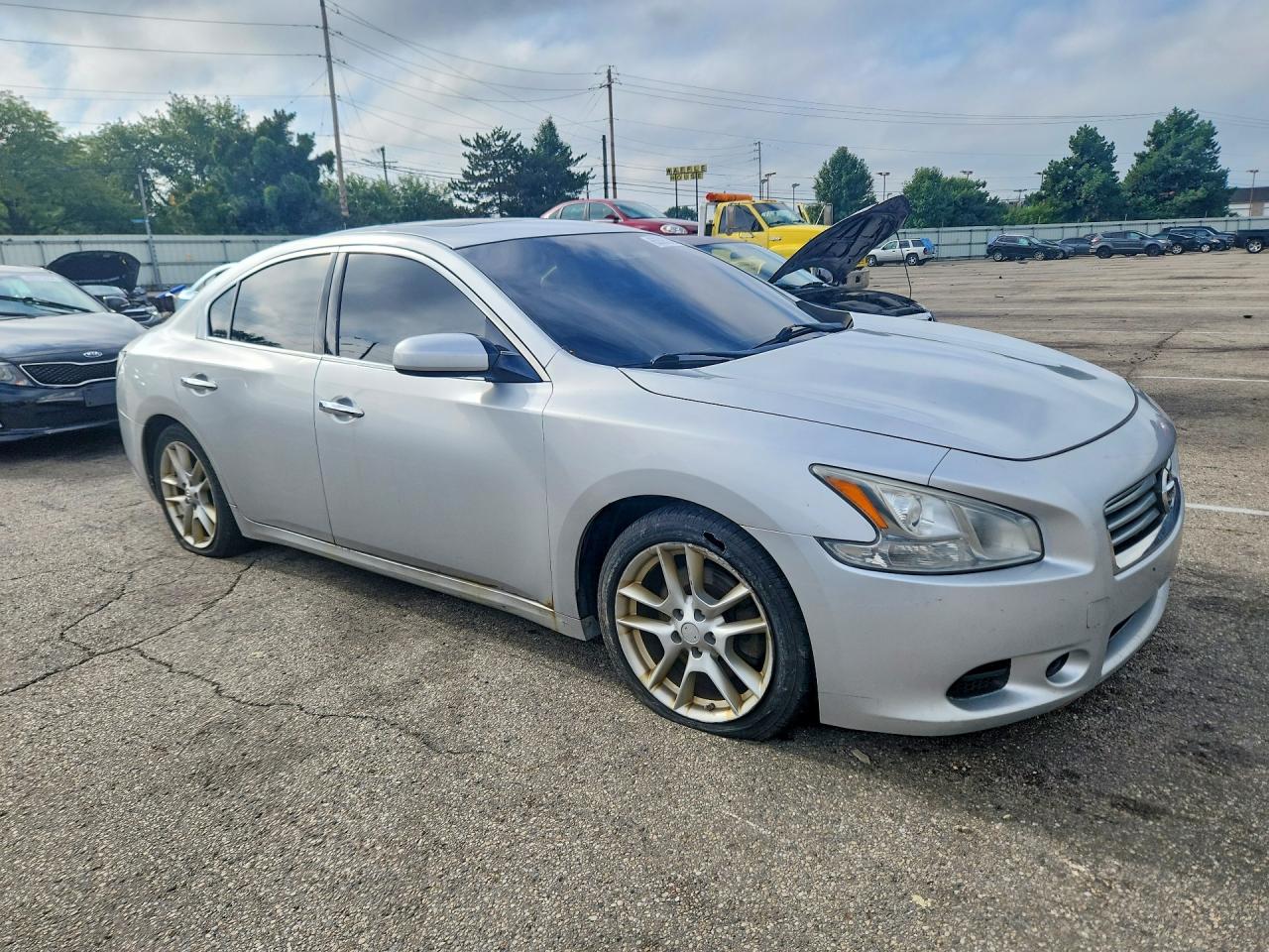 2014 Nissan Maxima 3.5 S Silver vin: 1N4AA5AP3EC494537