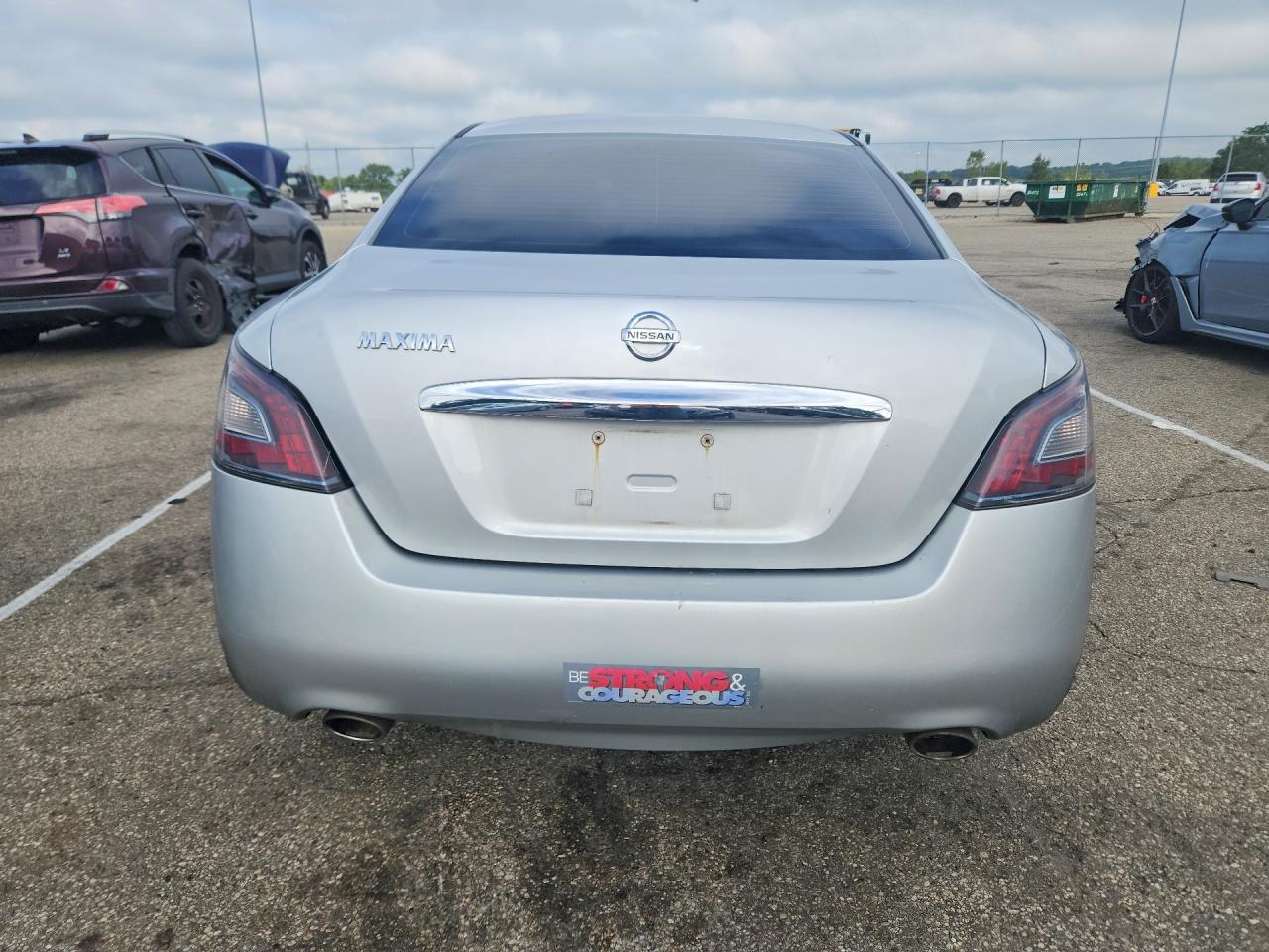 2014 Nissan Maxima 3.5 S Silver vin: 1N4AA5AP3EC494537