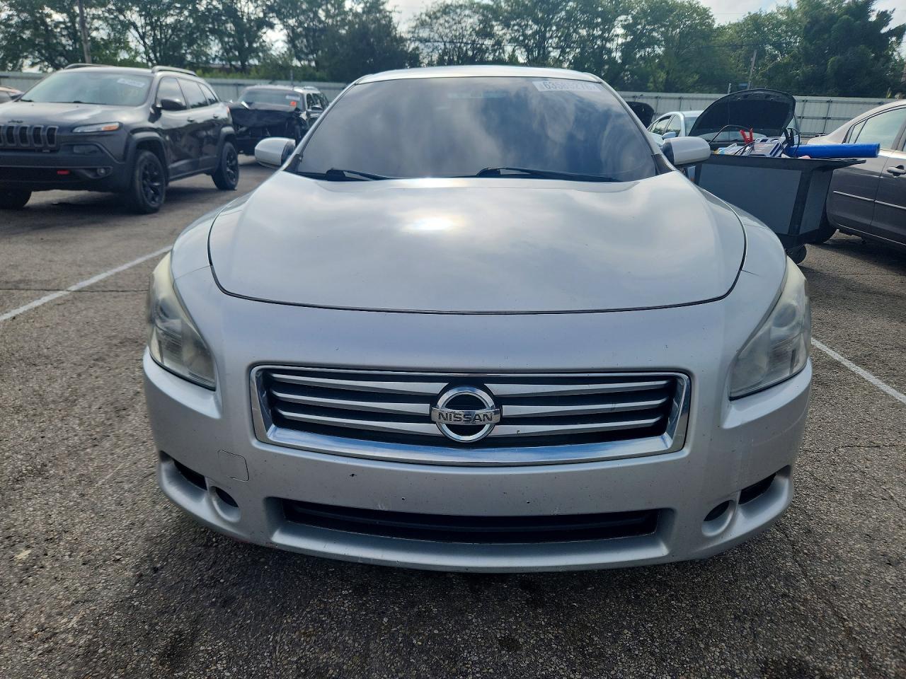 2014 Nissan Maxima 3.5 S Silver vin: 1N4AA5AP3EC494537