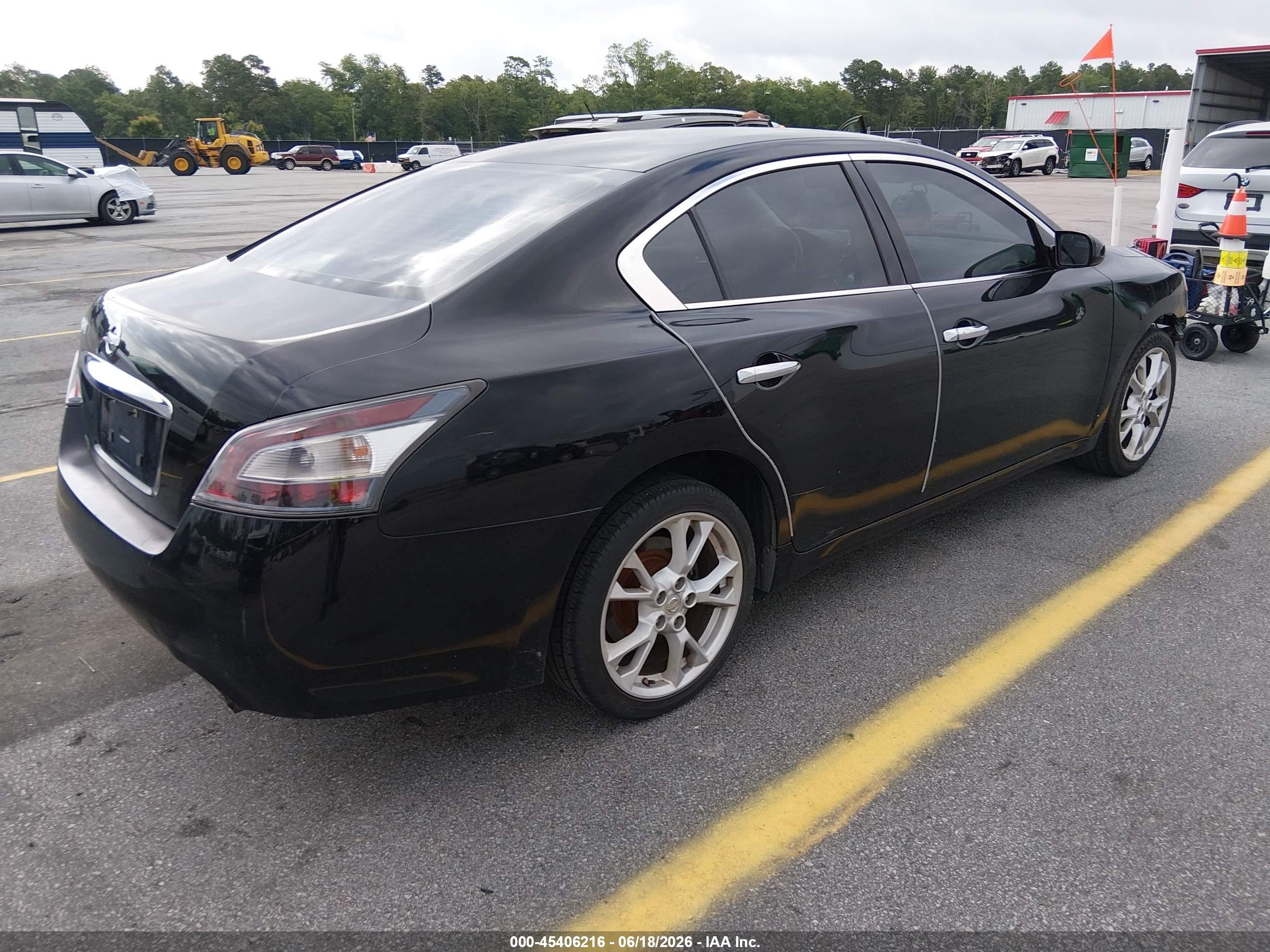 2014 Nissan Maxima 3.5 S/3.5 Sv Черный vin: 1N4AA5AP3EC495235