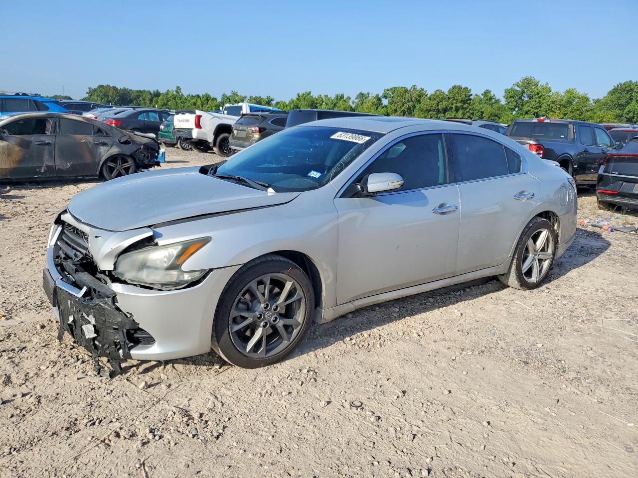 2014 Nissan Maxima Silver vin: 1N4AA5AP3EC906813