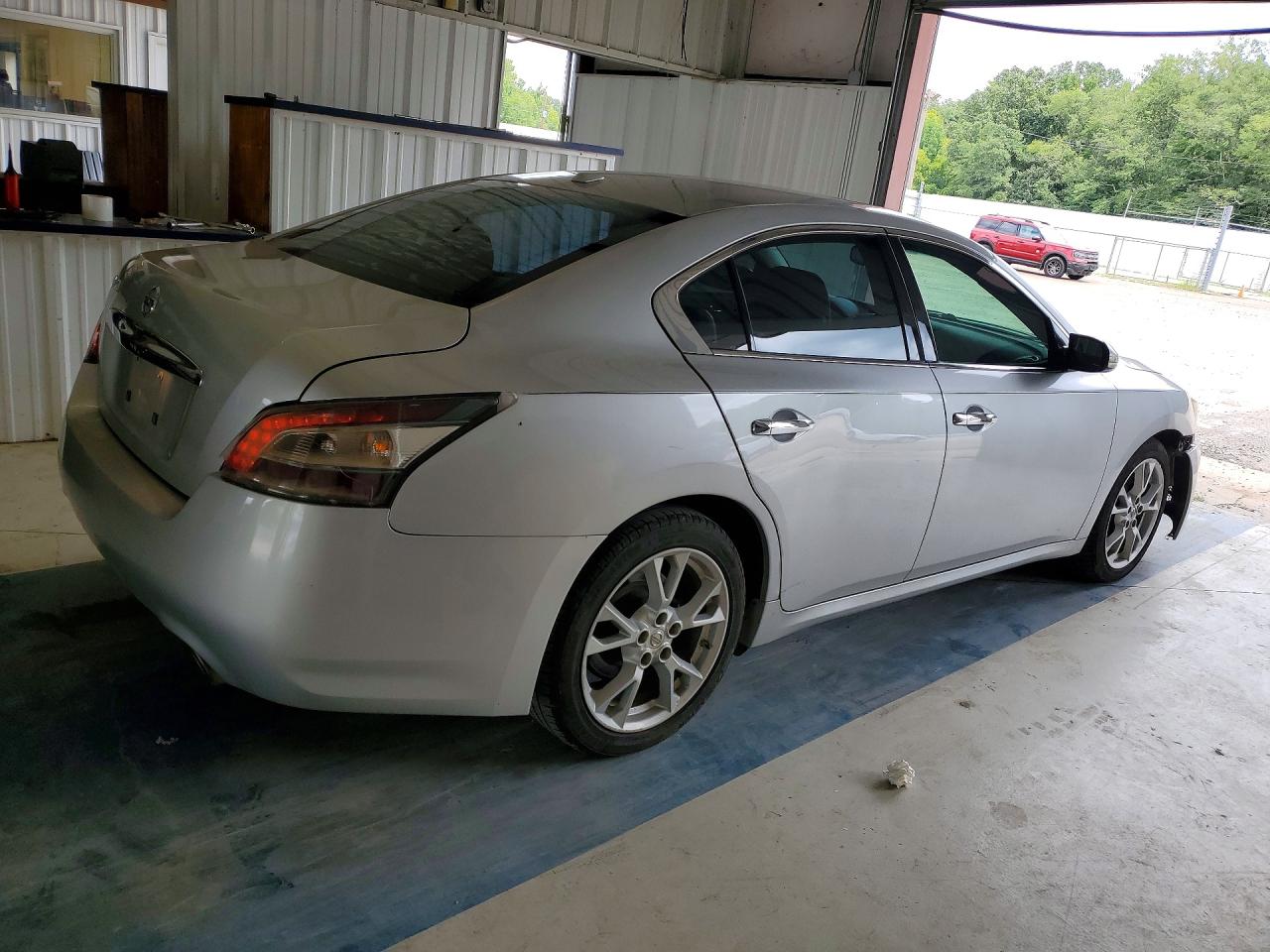 2014 Nissan Maxima 3.5 S Silver vin: 1N4AA5AP3EC910649
