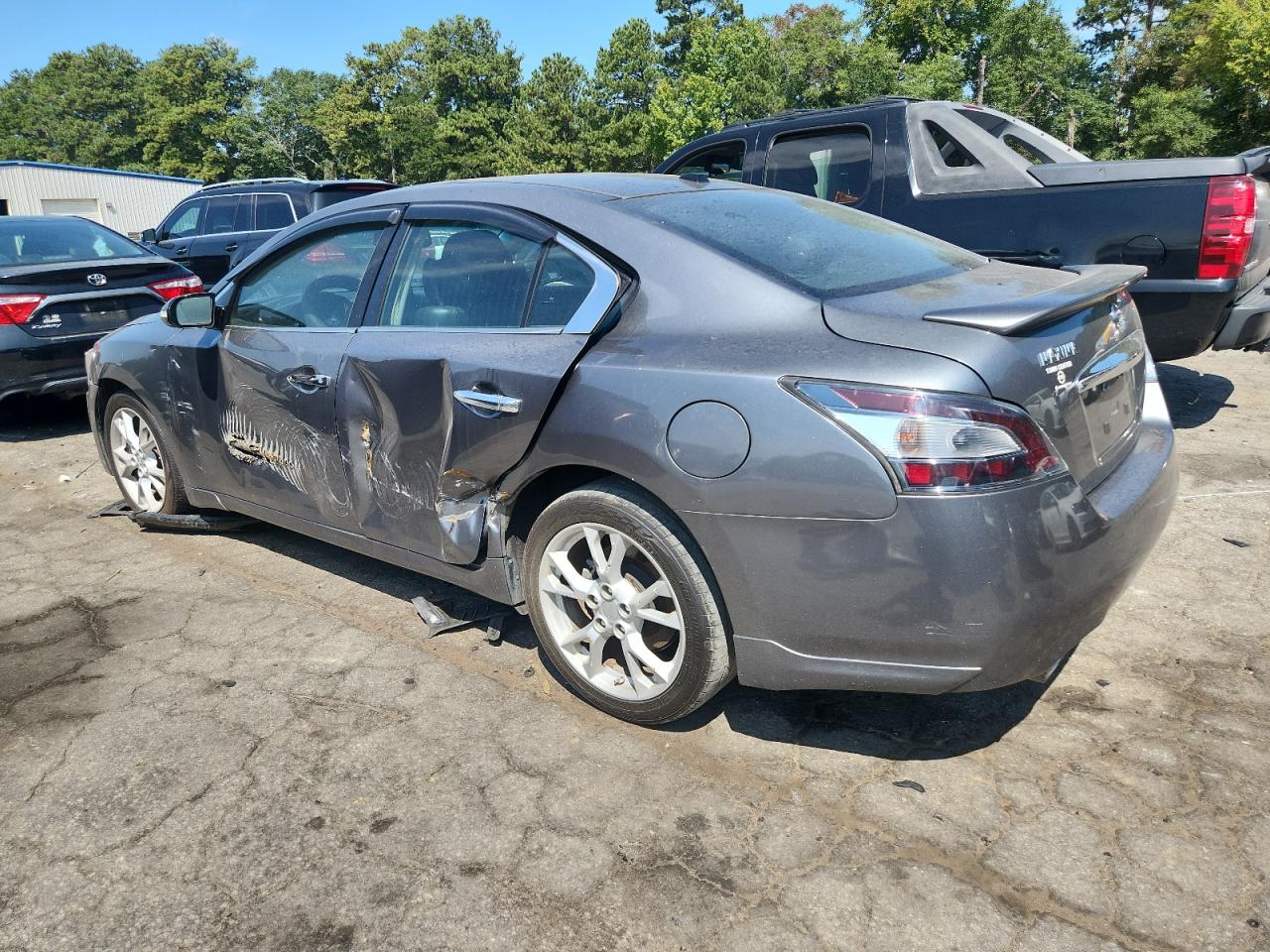 2014 Nissan Maxima S Gray vin: 1N4AA5AP3EC911168