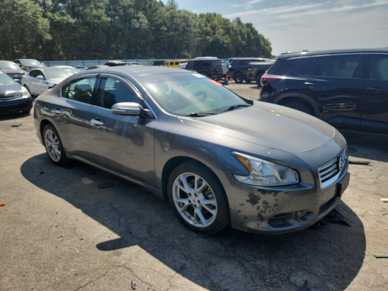 2014 Nissan Maxima S Gray vin: 1N4AA5AP3EC911168