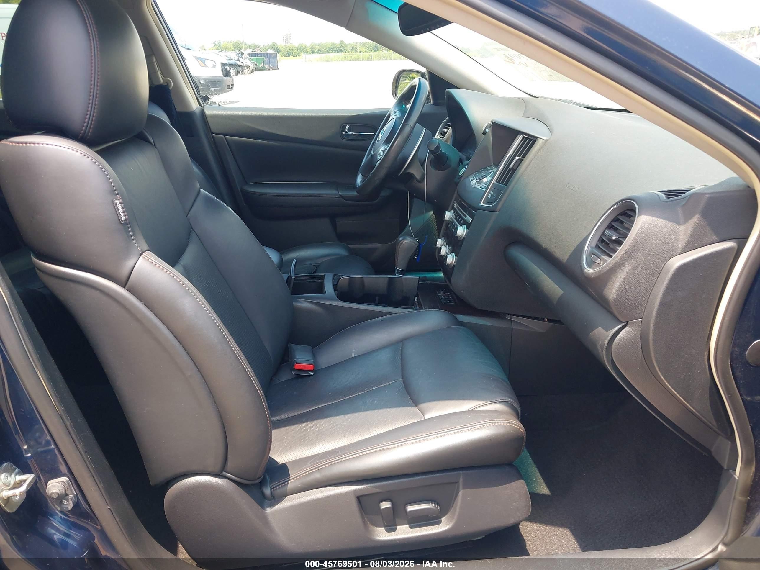 2014 Nissan Maxima 3.5 Sv Синий vin: 1N4AA5AP3EC914149