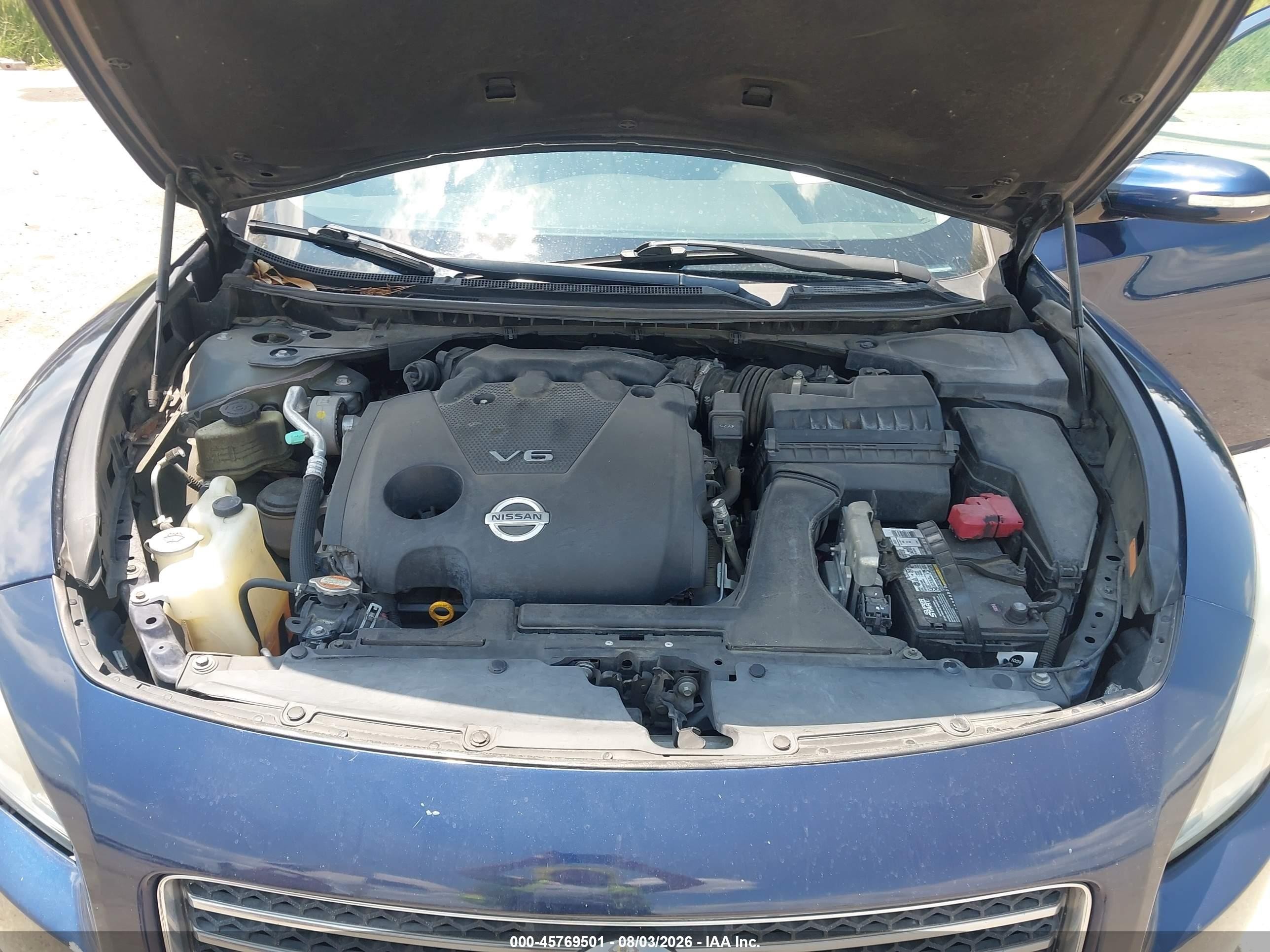 2014 Nissan Maxima 3.5 Sv Синий vin: 1N4AA5AP3EC914149