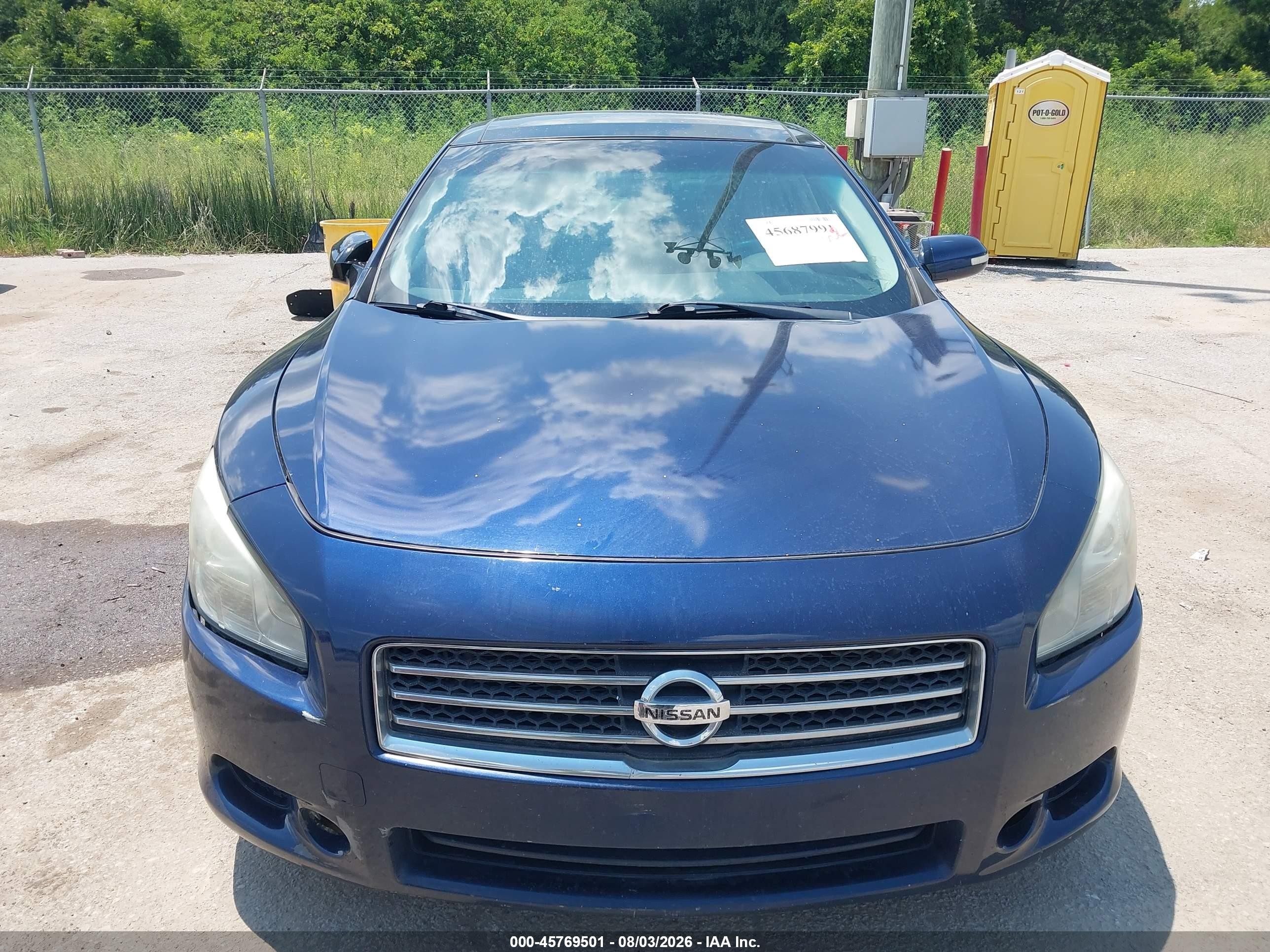2014 Nissan Maxima 3.5 Sv Синий vin: 1N4AA5AP3EC914149