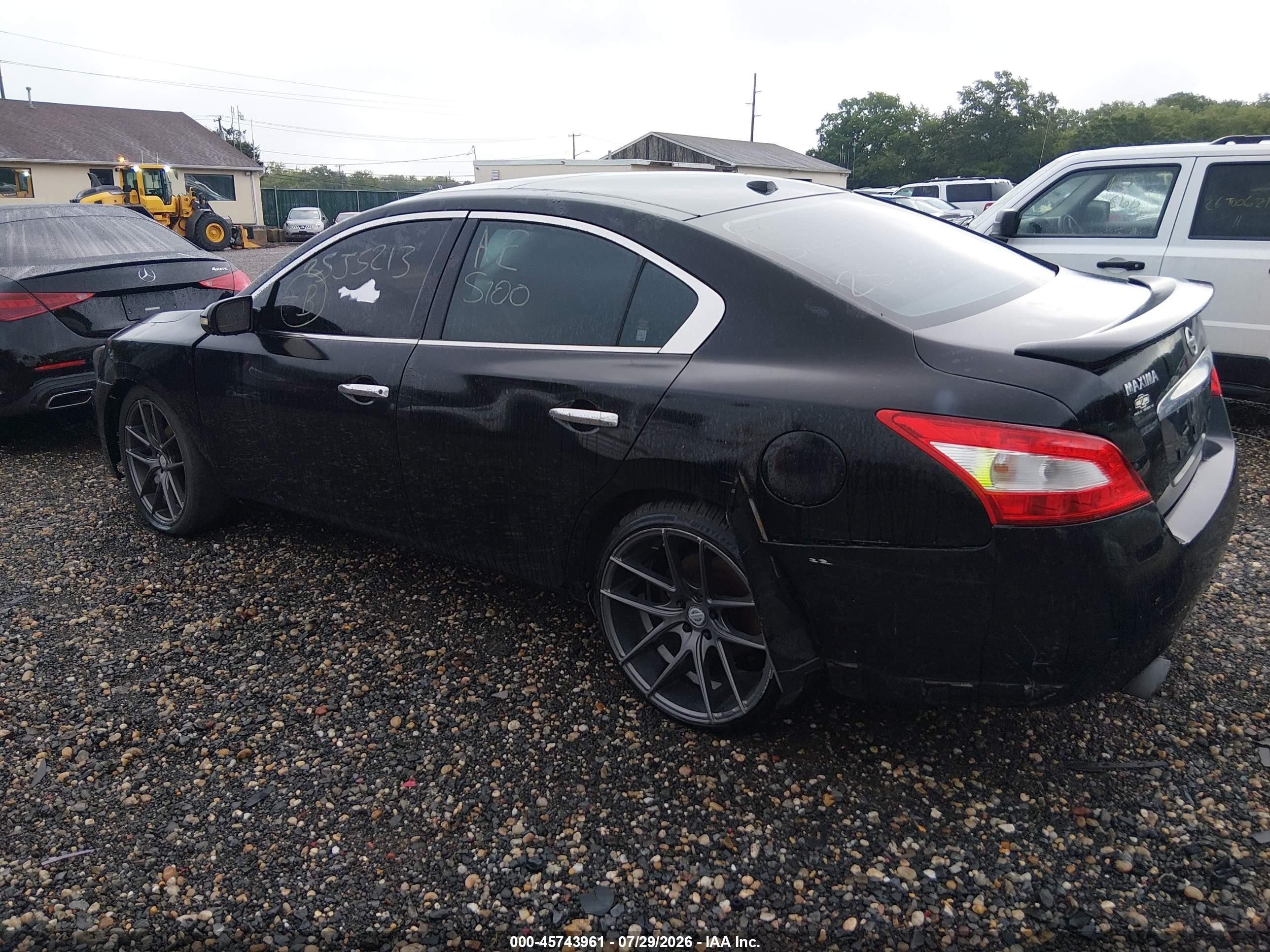 2010 Nissan Maxima 3.5 Sv Черный vin: 1N4AA5AP4AC815849