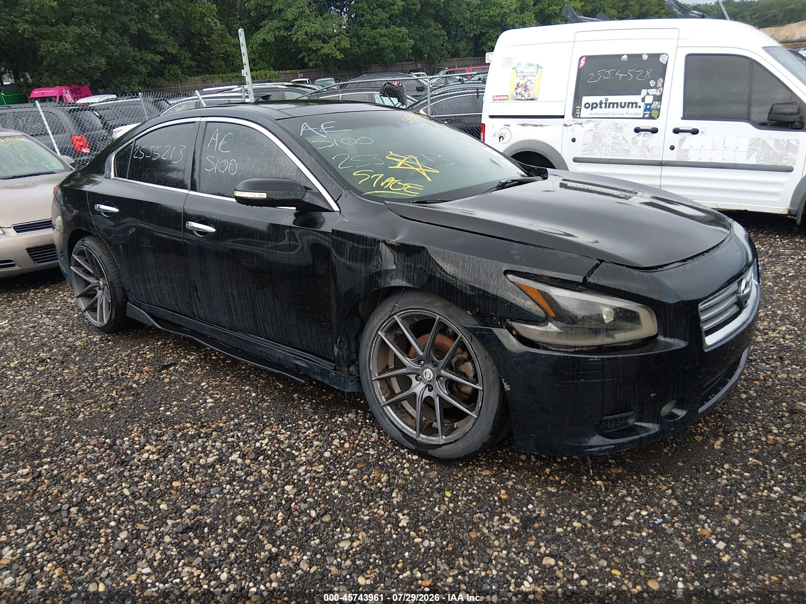 2010 Nissan Maxima 3.5 Sv Черный vin: 1N4AA5AP4AC815849