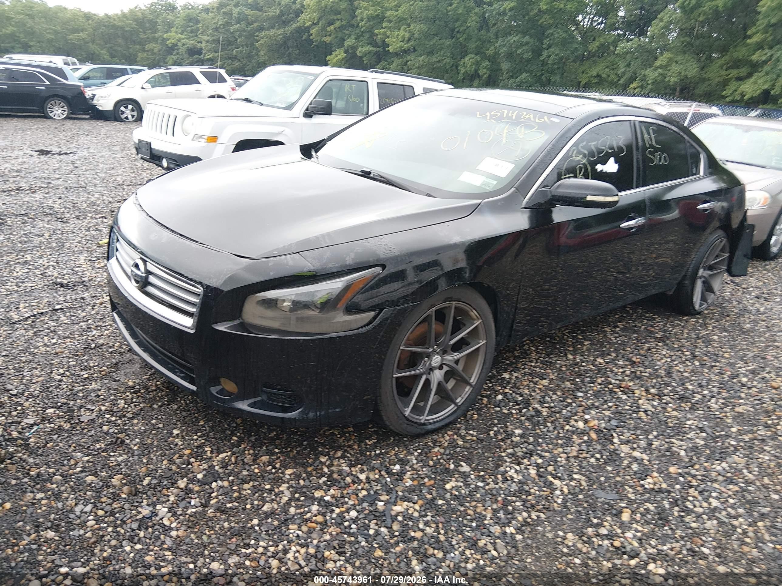 2010 Nissan Maxima 3.5 Sv Черный vin: 1N4AA5AP4AC815849