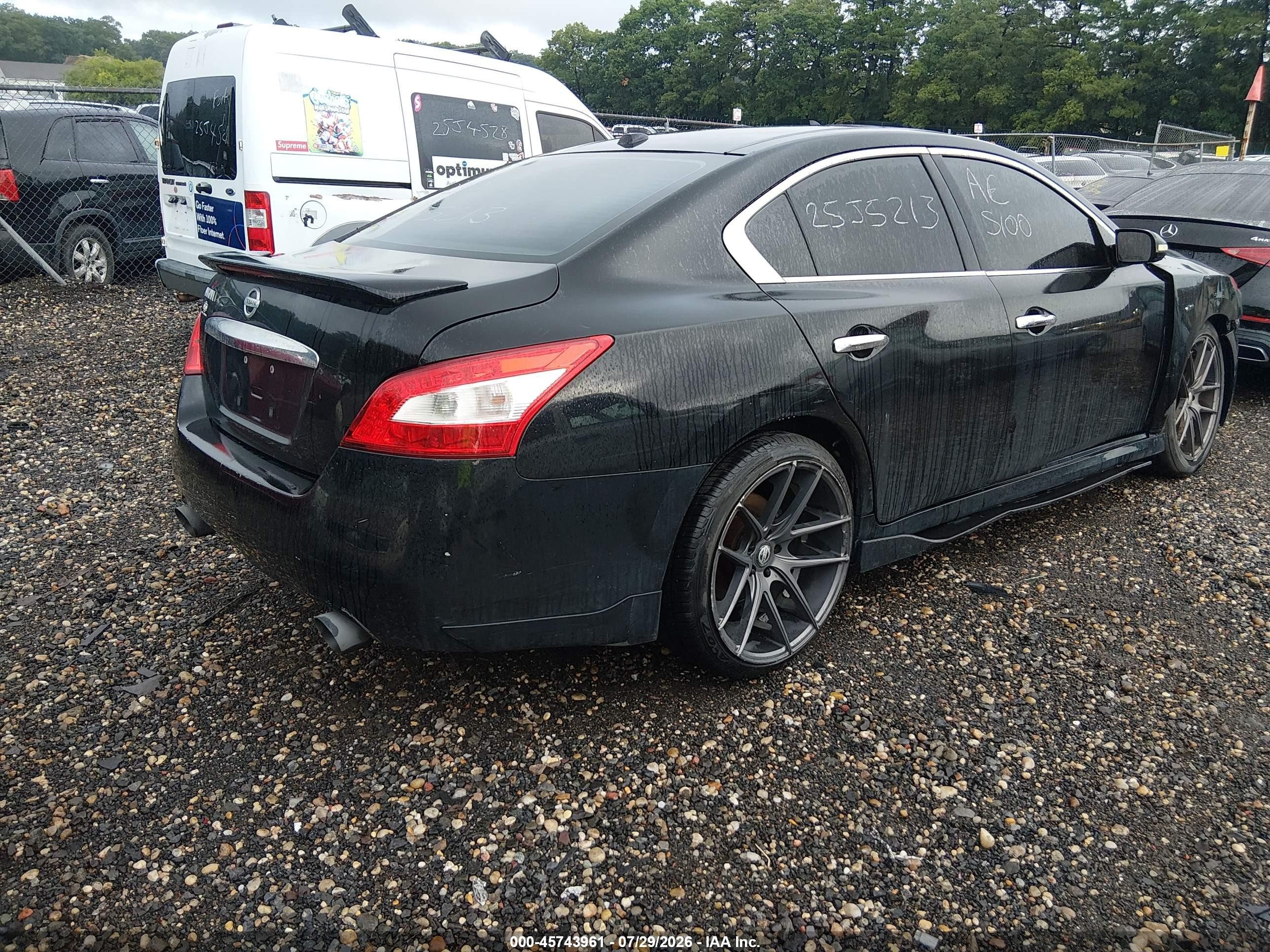 2010 Nissan Maxima 3.5 Sv Черный vin: 1N4AA5AP4AC815849