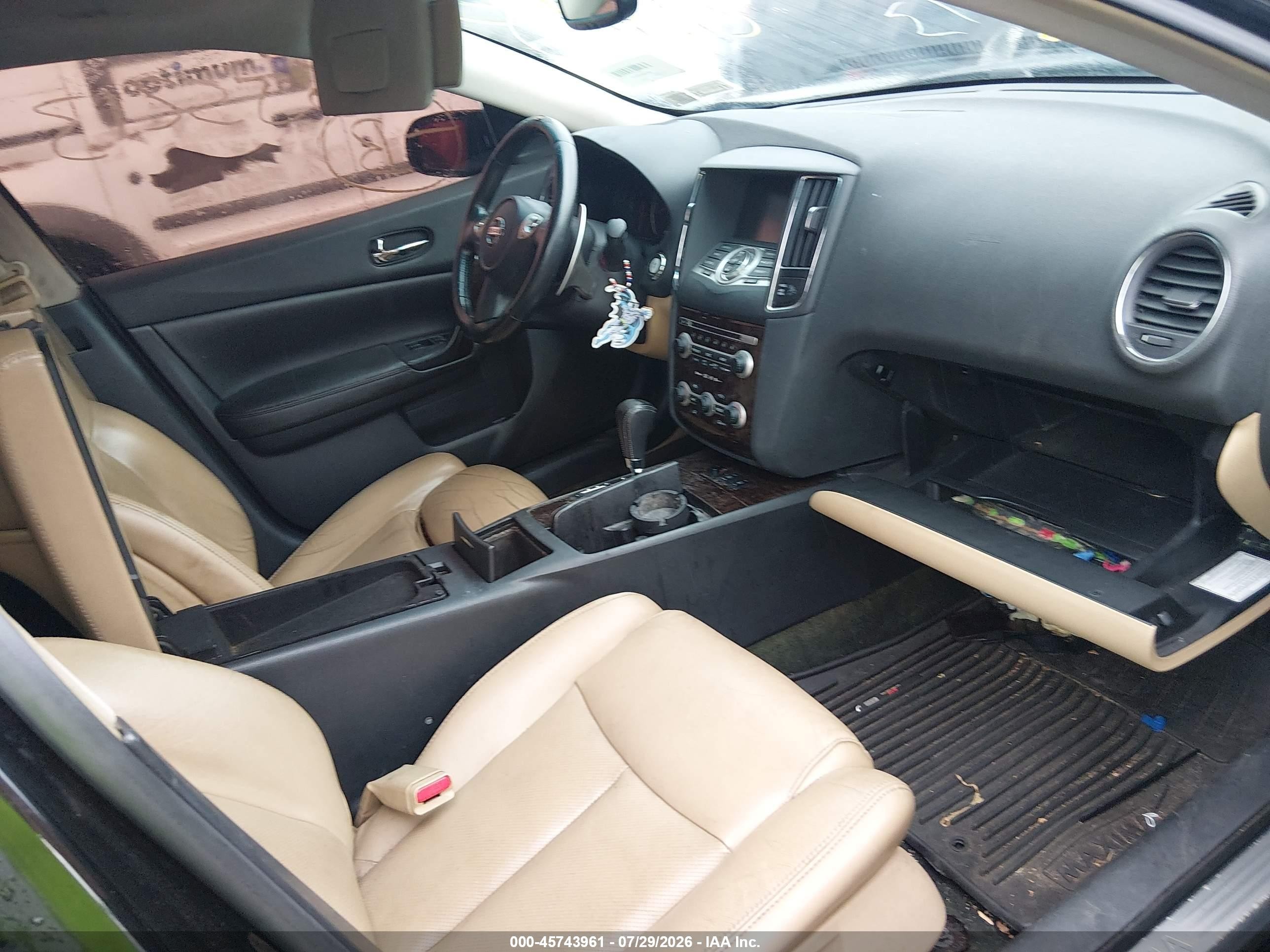 2010 Nissan Maxima 3.5 Sv Черный vin: 1N4AA5AP4AC815849