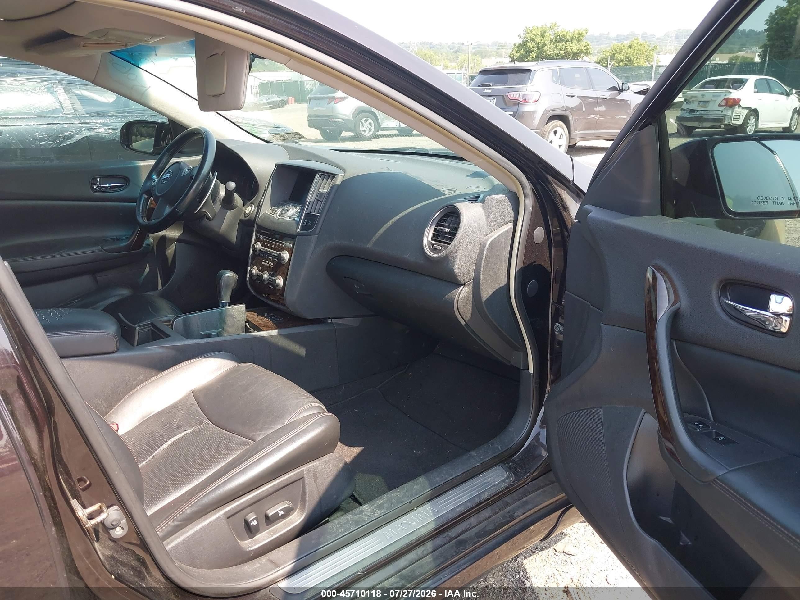 2010 Nissan Maxima 3.5 Sv Black vin: 1N4AA5AP4AC828150