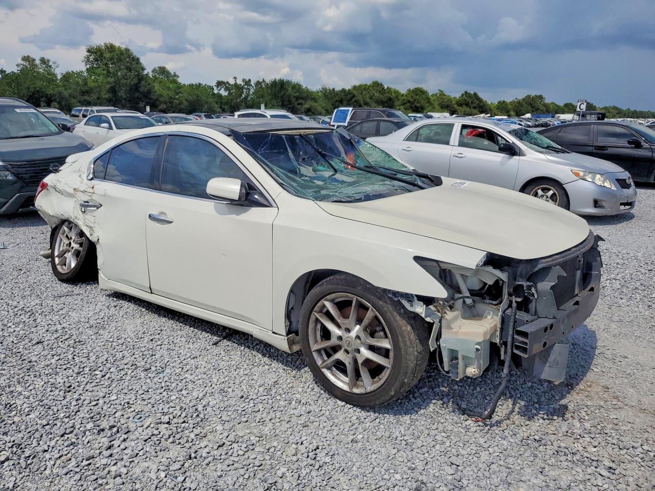 2010 Nissan Maxima 3.5 S White vin: 1N4AA5AP4AC828889