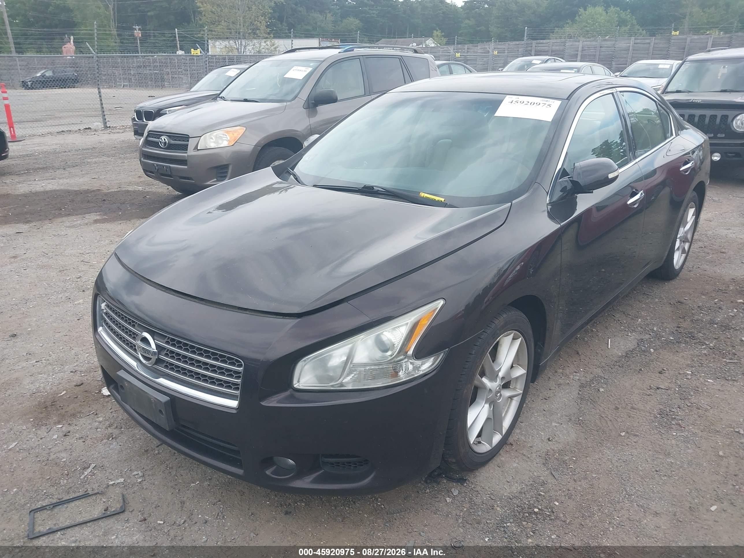 2010 Nissan Maxima 3.5 Sv Maroon vin: 1N4AA5AP4AC829122