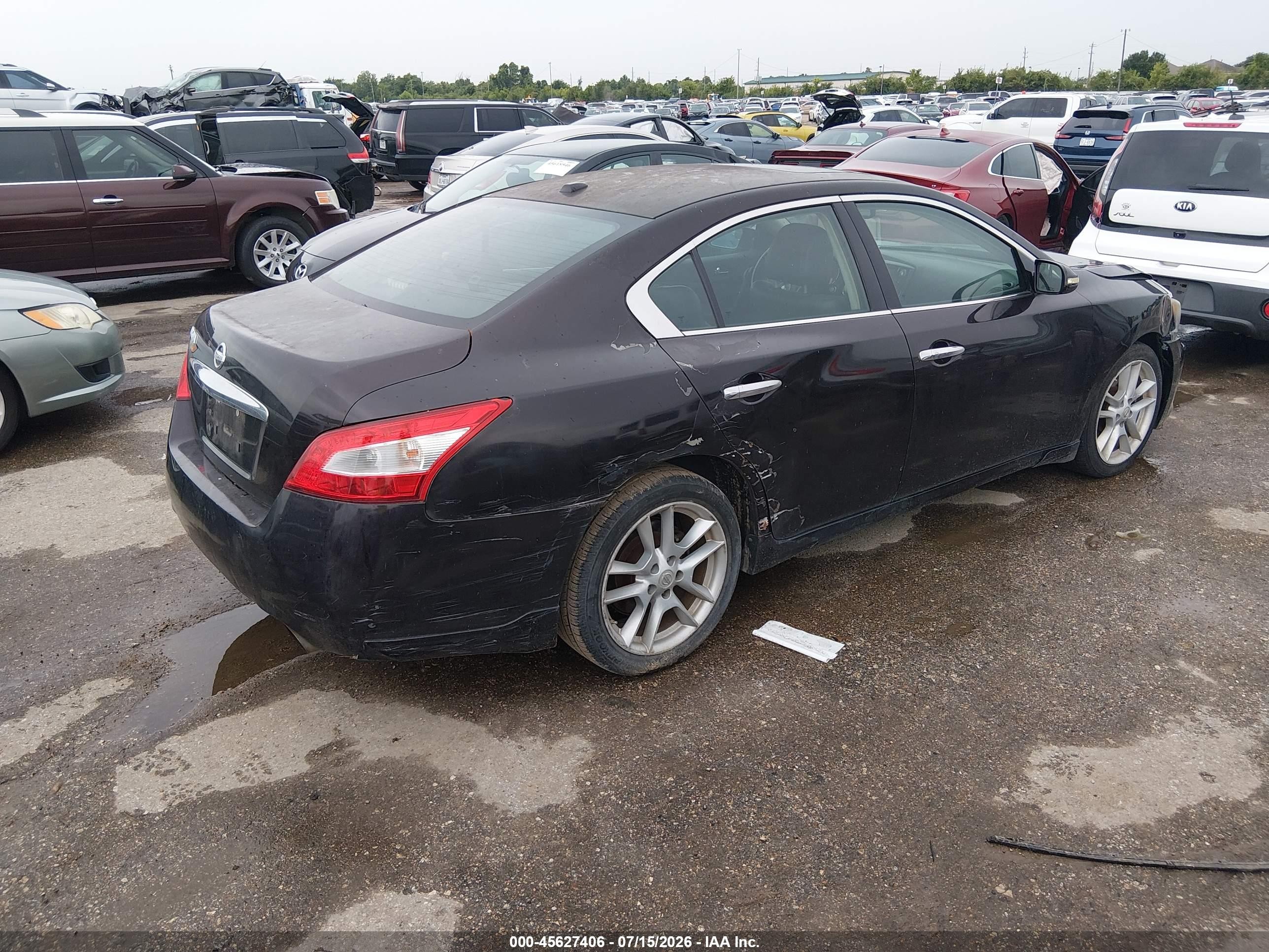 2010 Nissan Maxima 3.5 Sv Purple vin: 1N4AA5AP4AC842775