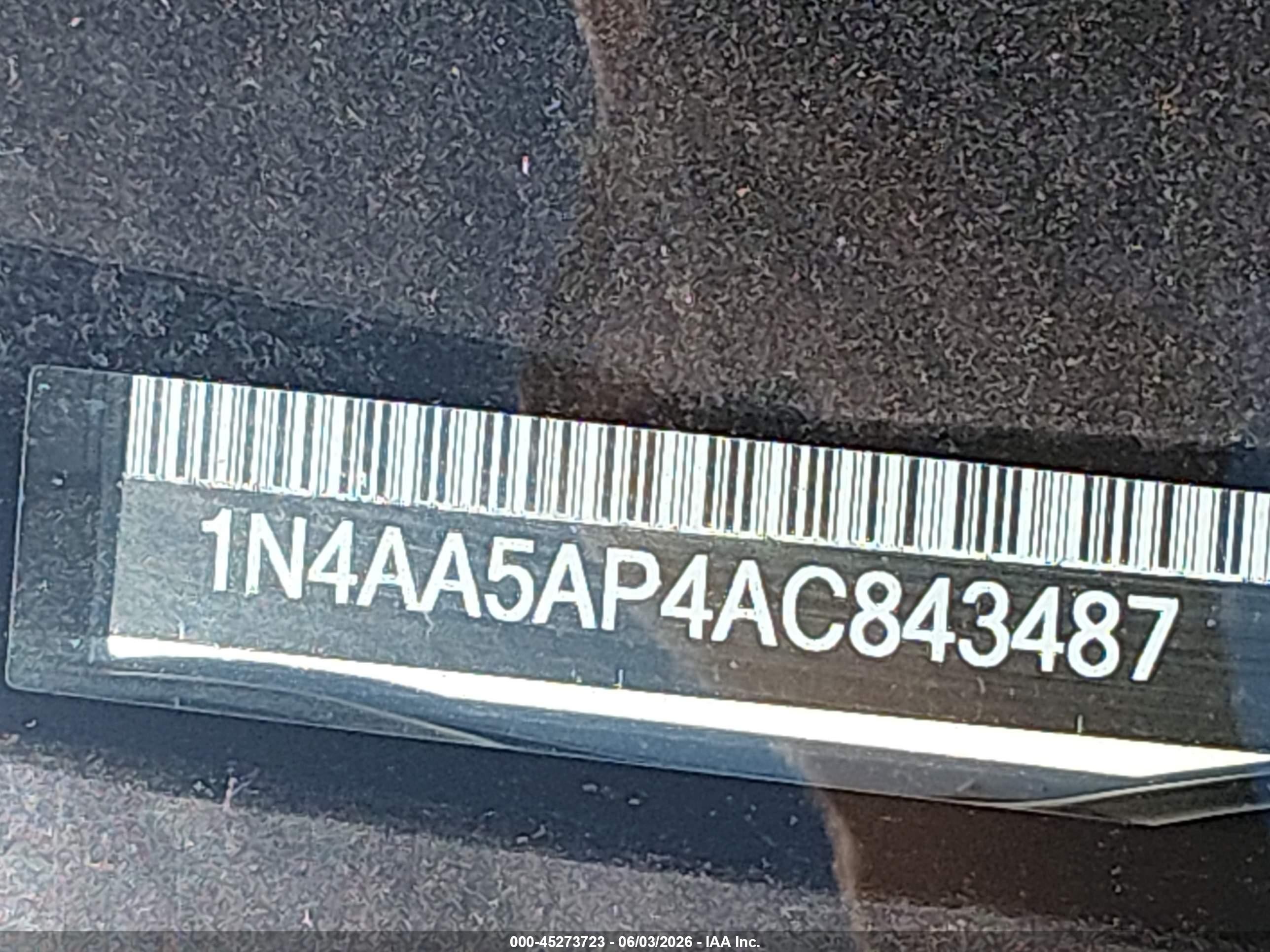 2010 Nissan Maxima 3.5 Sv Белый vin: 1N4AA5AP4AC843487
