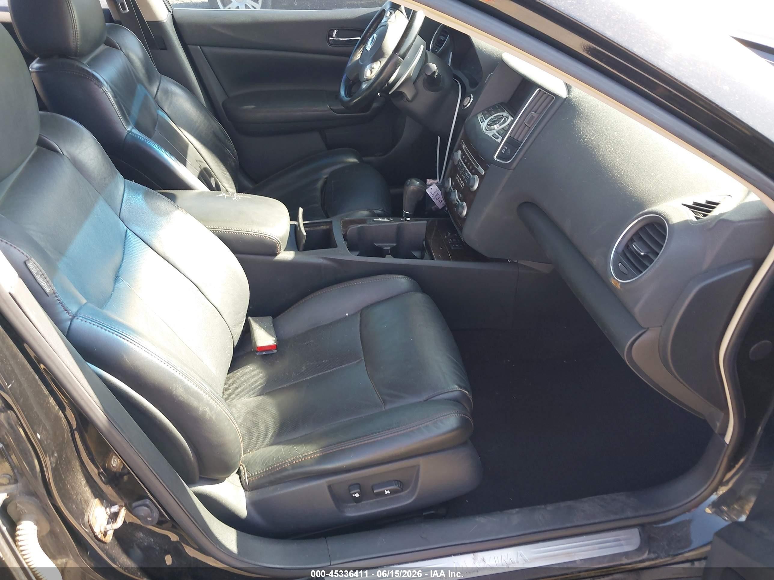 2010 Nissan Maxima 3.5 Sv Черный vin: 1N4AA5AP4AC855784