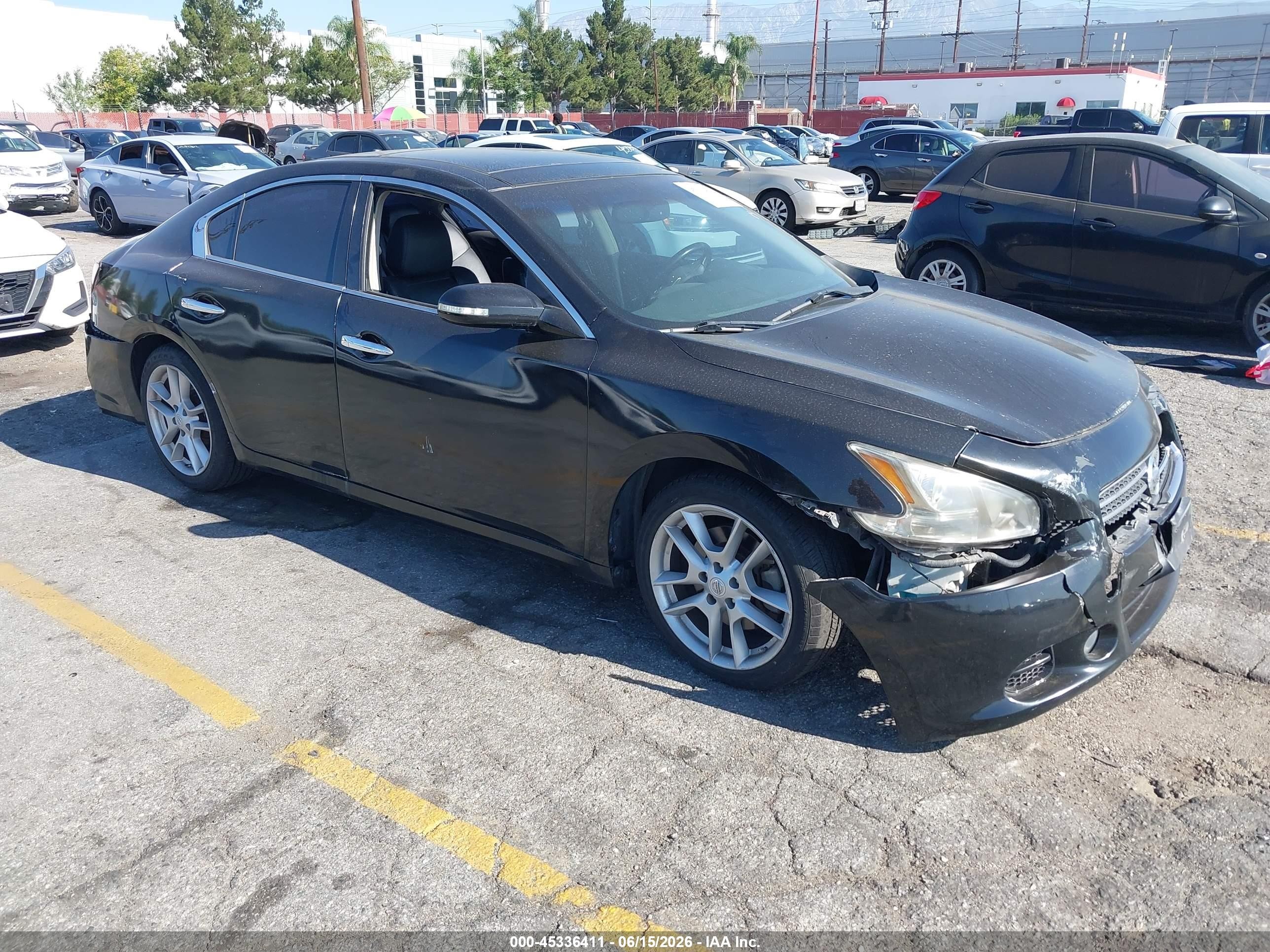 2010 Nissan Maxima 3.5 Sv Black vin: 1N4AA5AP4AC855784