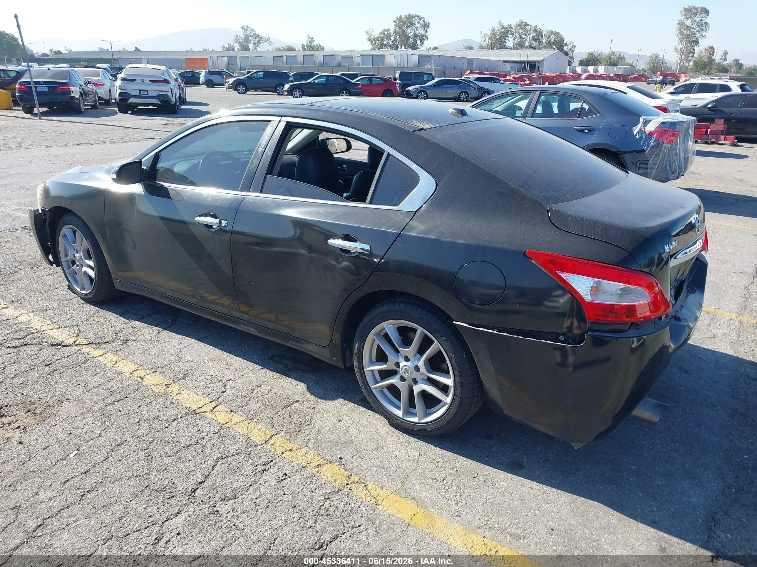 2010 Nissan Maxima 3.5 Sv Черный vin: 1N4AA5AP4AC855784