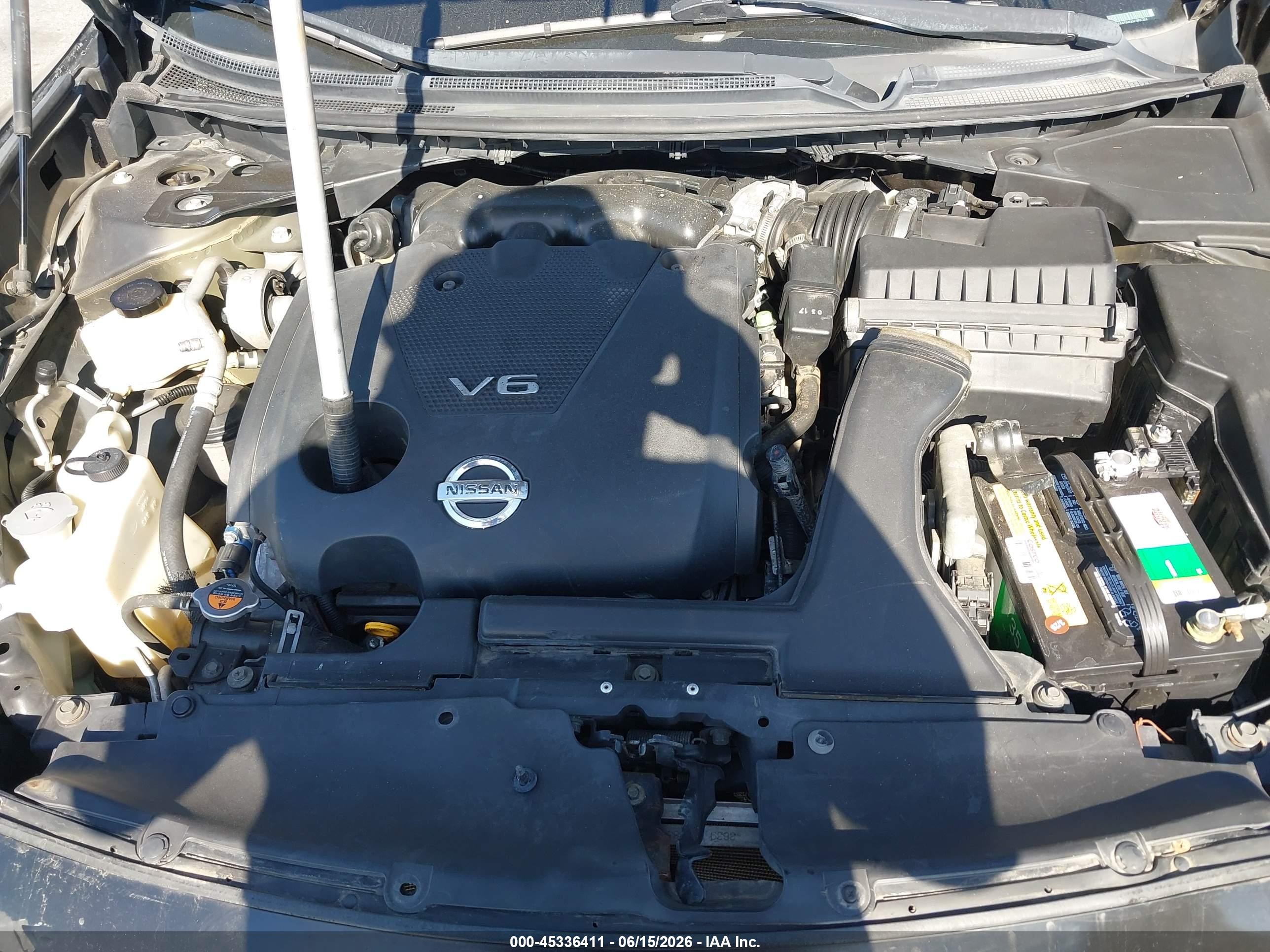 2010 Nissan Maxima 3.5 Sv Черный vin: 1N4AA5AP4AC855784
