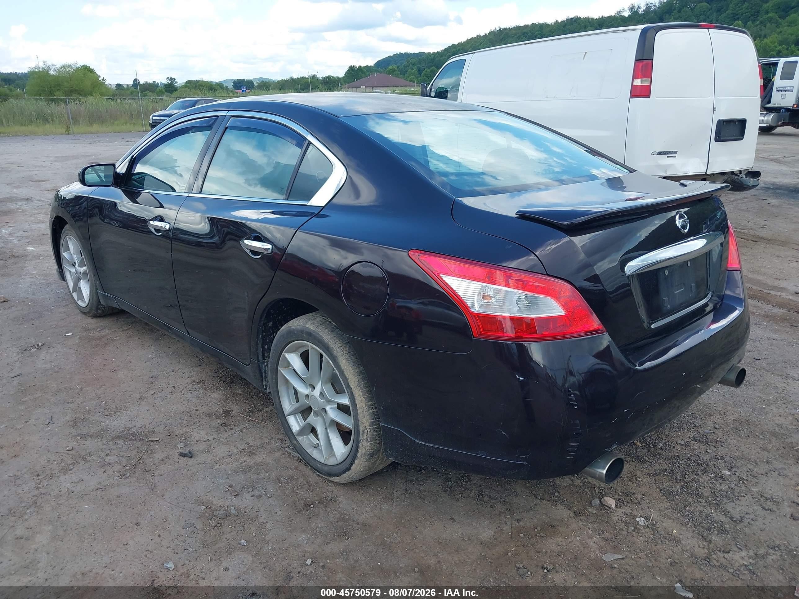 2010 Nissan Maxima 3.5 S Purple vin: 1N4AA5AP4AC860757