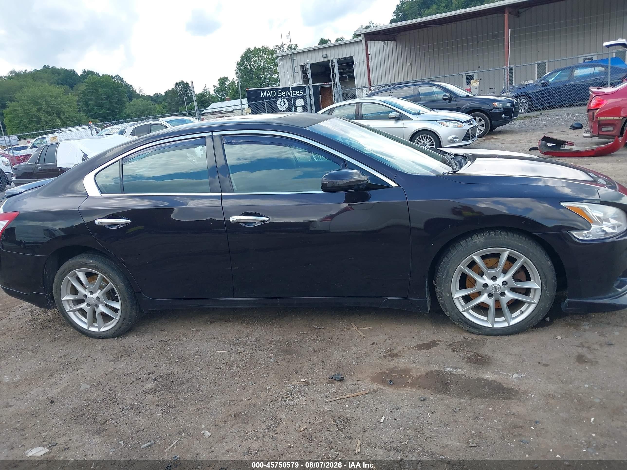 2010 Nissan Maxima 3.5 S Purple vin: 1N4AA5AP4AC860757