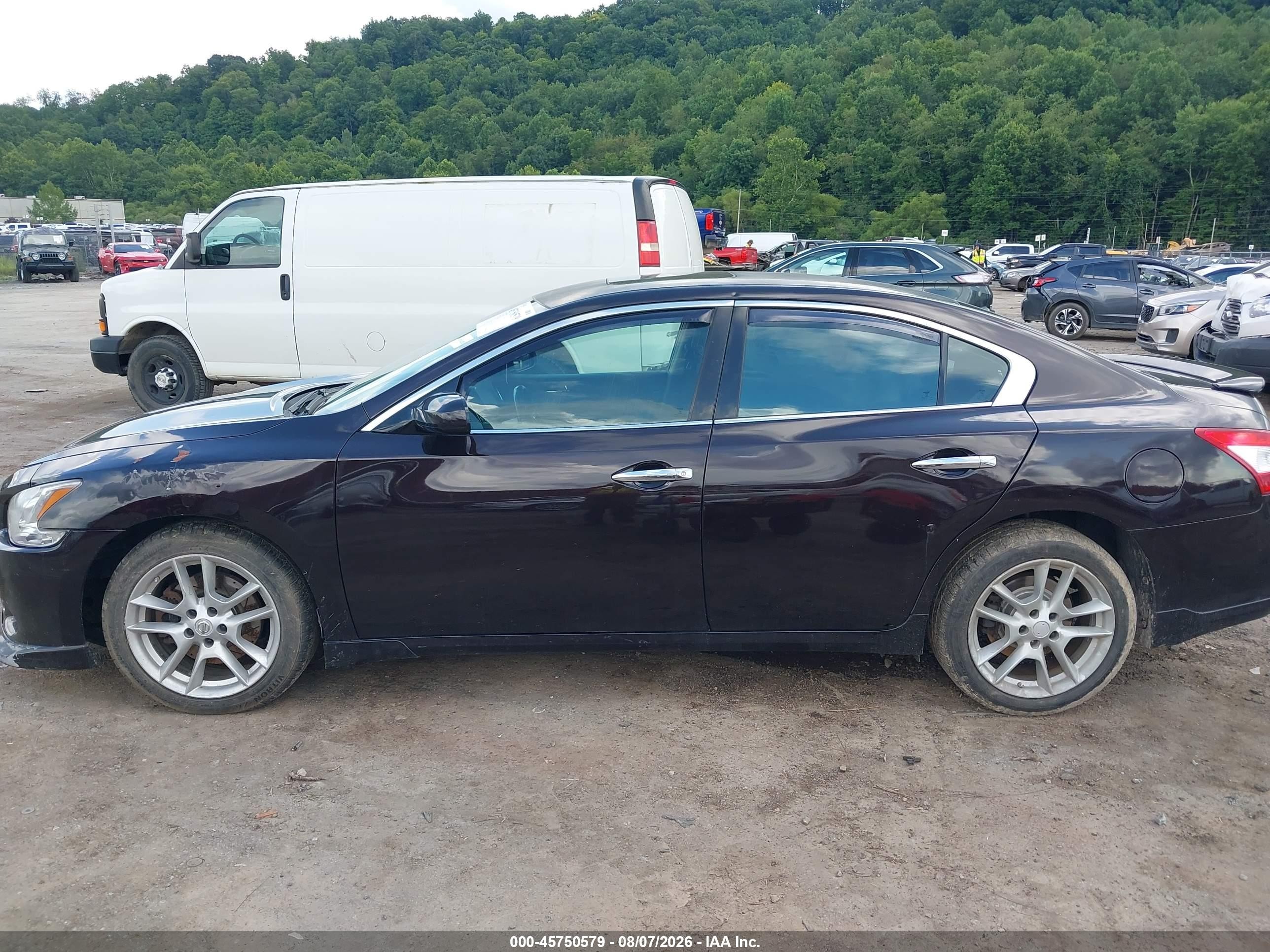 2010 Nissan Maxima 3.5 S Purple vin: 1N4AA5AP4AC860757