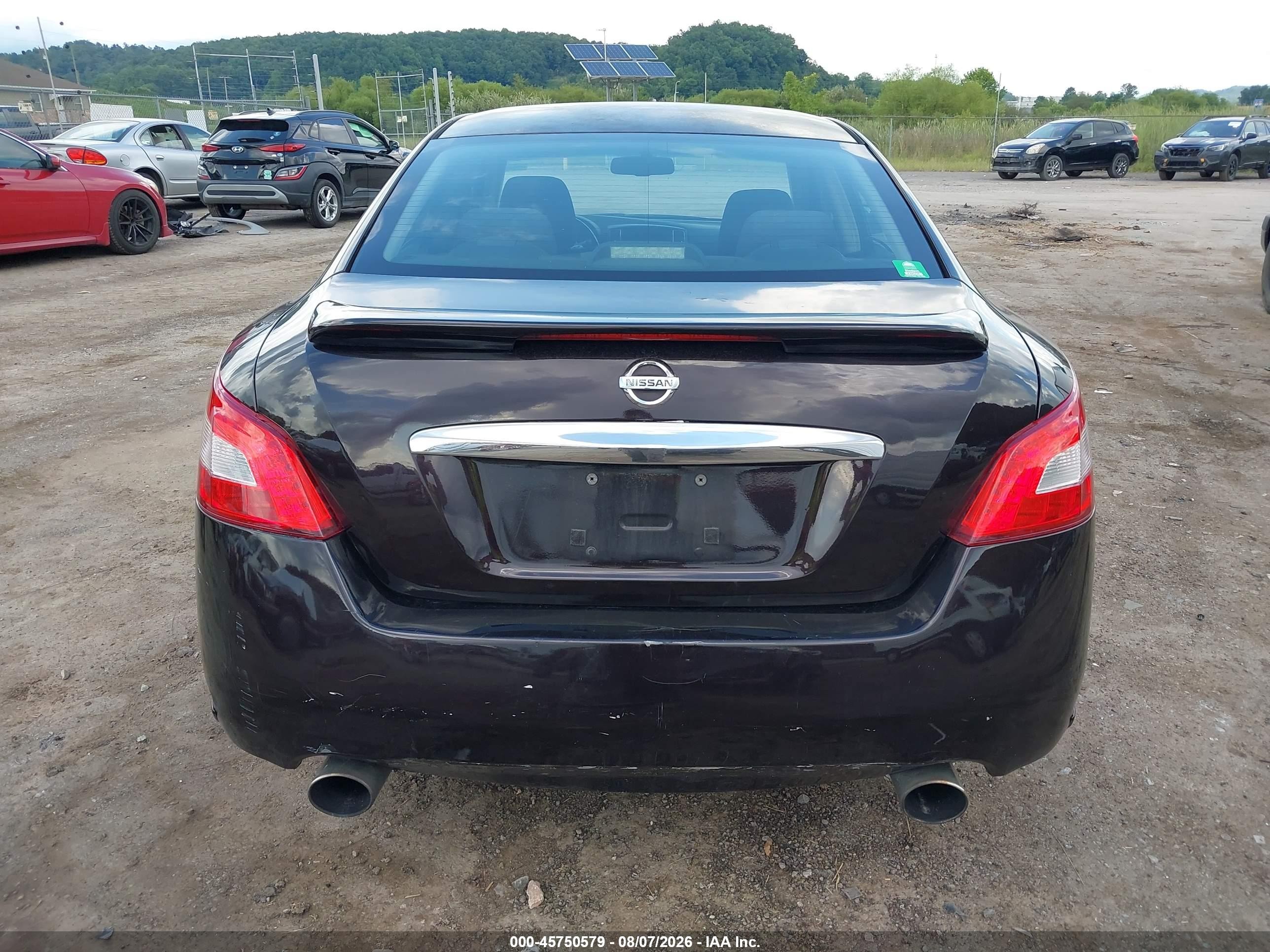 2010 Nissan Maxima 3.5 S Purple vin: 1N4AA5AP4AC860757