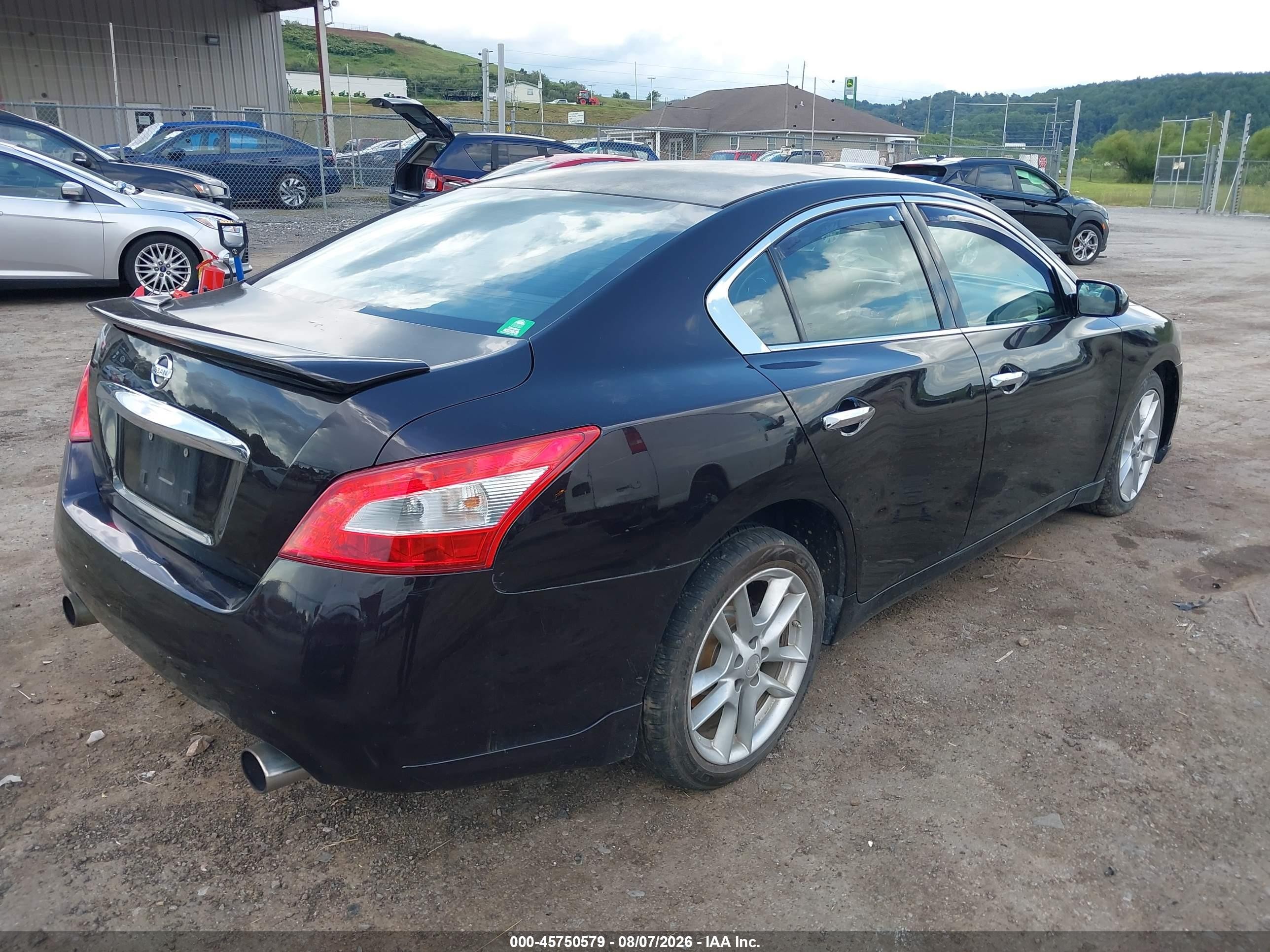 2010 Nissan Maxima 3.5 S Purple vin: 1N4AA5AP4AC860757